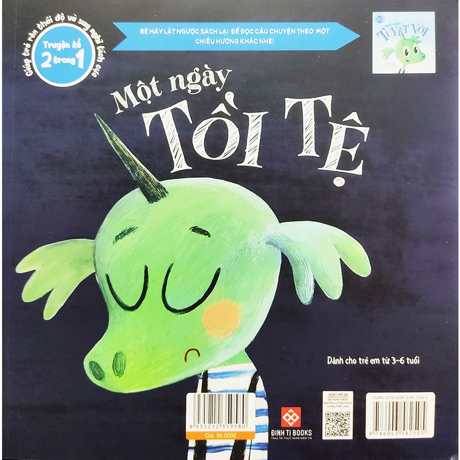truyện kể 2 trong 1 - giúp trẻ rèn thái độ và suy nghĩ tích cực - một ngày tuyệt vời - một ngày tồi tệ - Ảnh 10