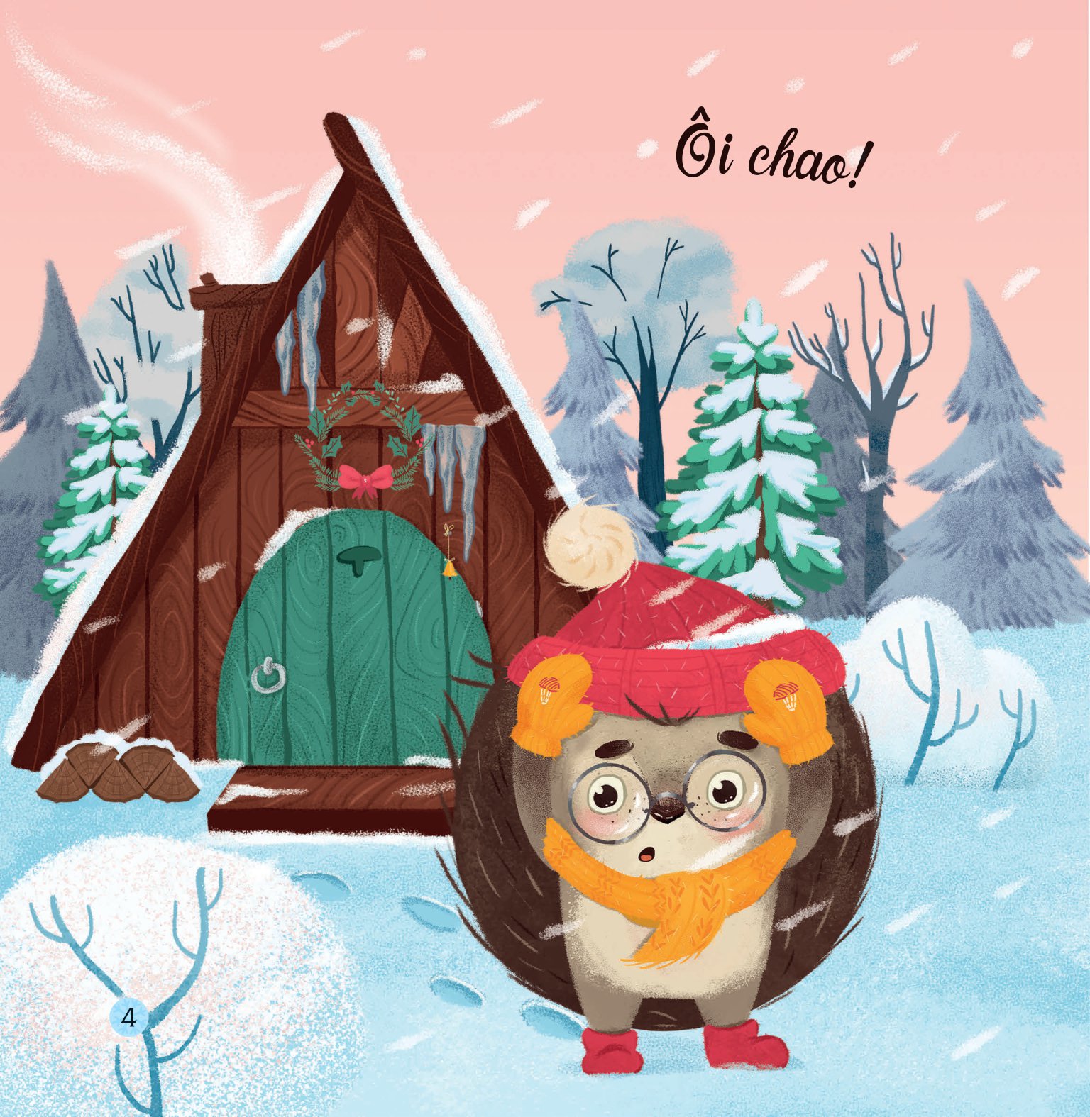 truyện kể bốn mùa - nhím con ham học hỏi - bí mật của mùa đông - Ảnh 5