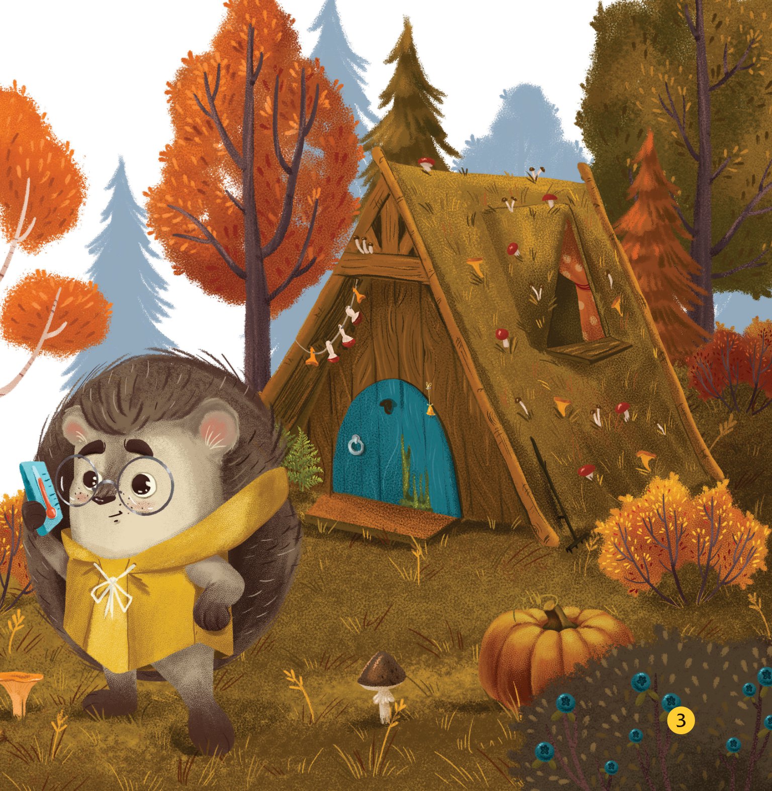 truyện kể bốn mùa - nhím con ham học hỏi - điều kỳ diệu của mùa thu - Ảnh 4