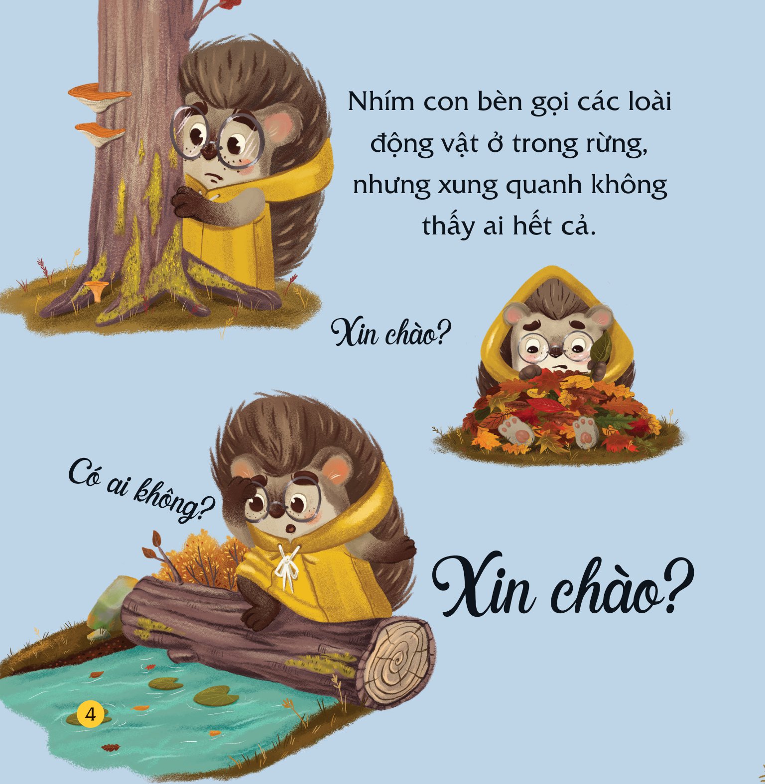 truyện kể bốn mùa - nhím con ham học hỏi - điều kỳ diệu của mùa thu - Ảnh 5