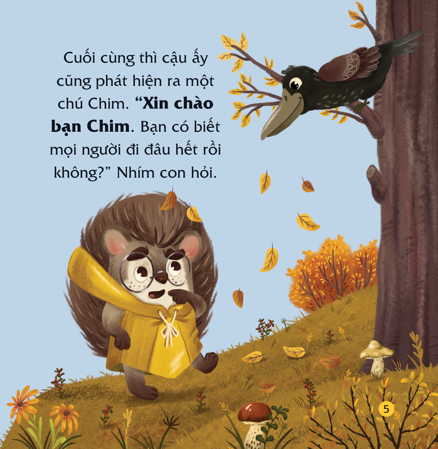 truyện kể bốn mùa - nhím con ham học hỏi - điều kỳ diệu của mùa thu - Ảnh 6