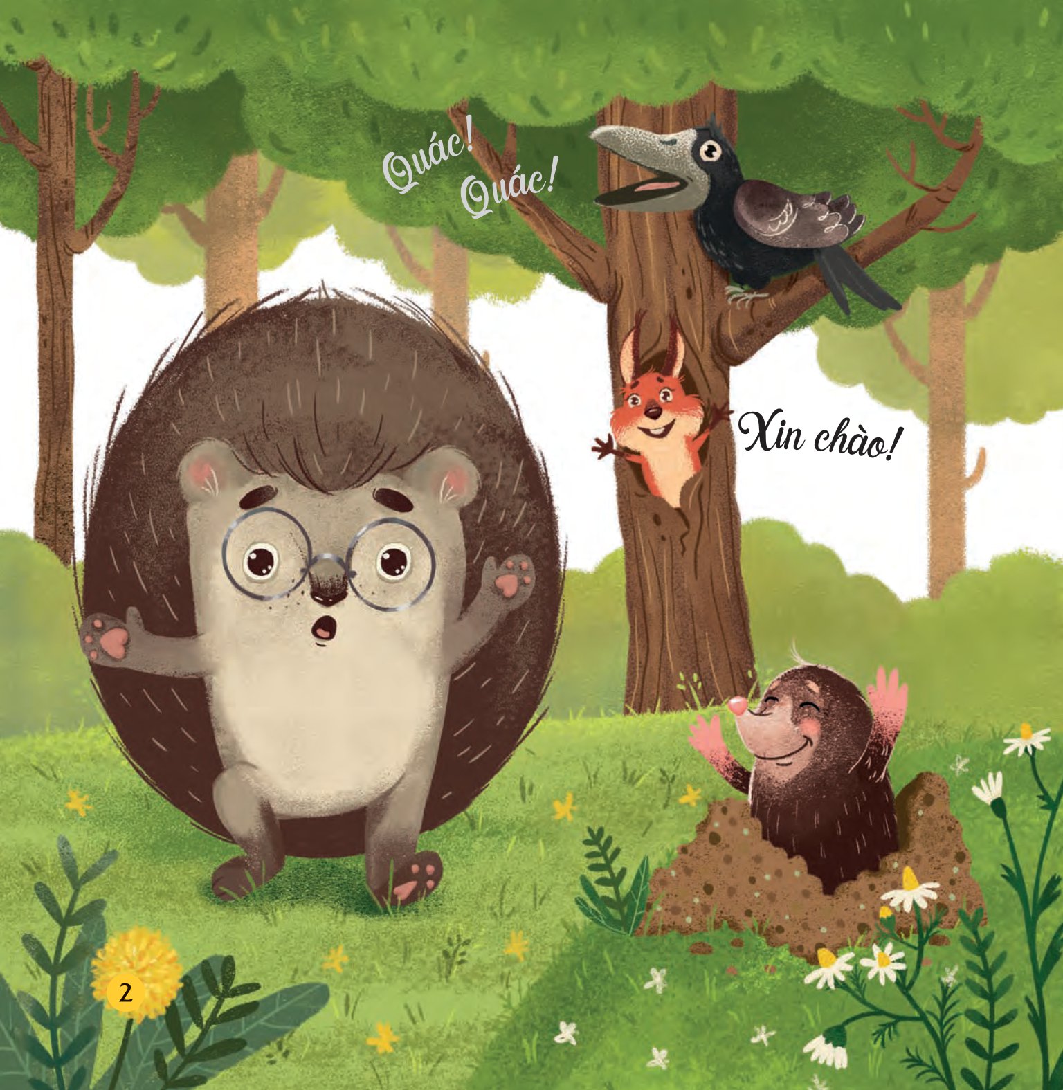 truyện kể bốn mùa - nhím con ham học hỏi - món quà của mùa hè - Ảnh 3