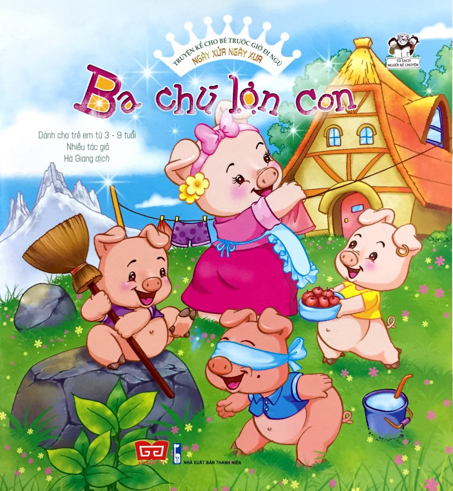 truyện kể cho bé trước giờ đi ngủ - ngày xửa ngày xưa: ba chú lợn con - Ảnh 2