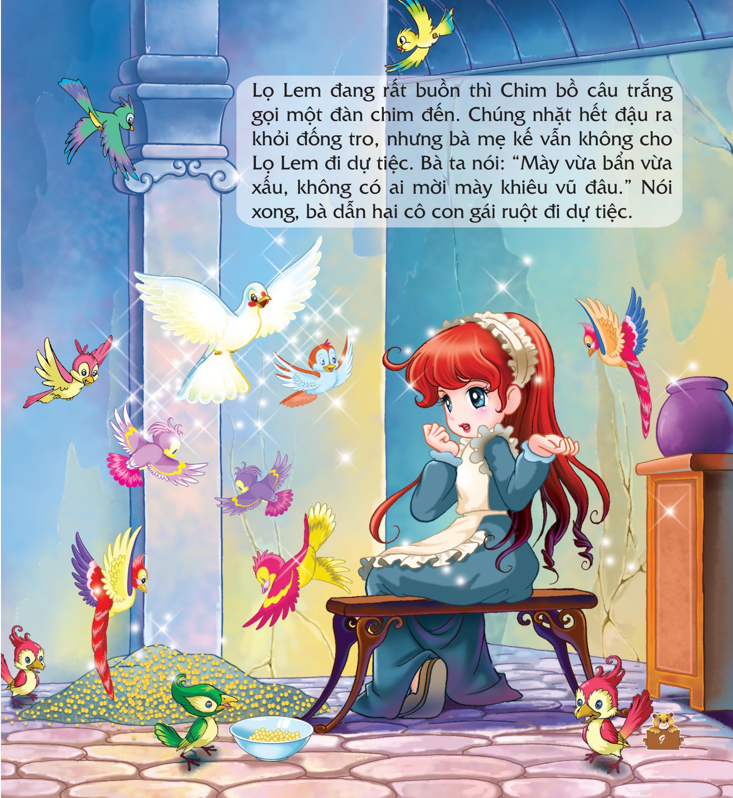 truyện kể cho bé trước giờ đi ngủ - ngày xửa ngày xưa: cô bé lọ lem - Ảnh 10