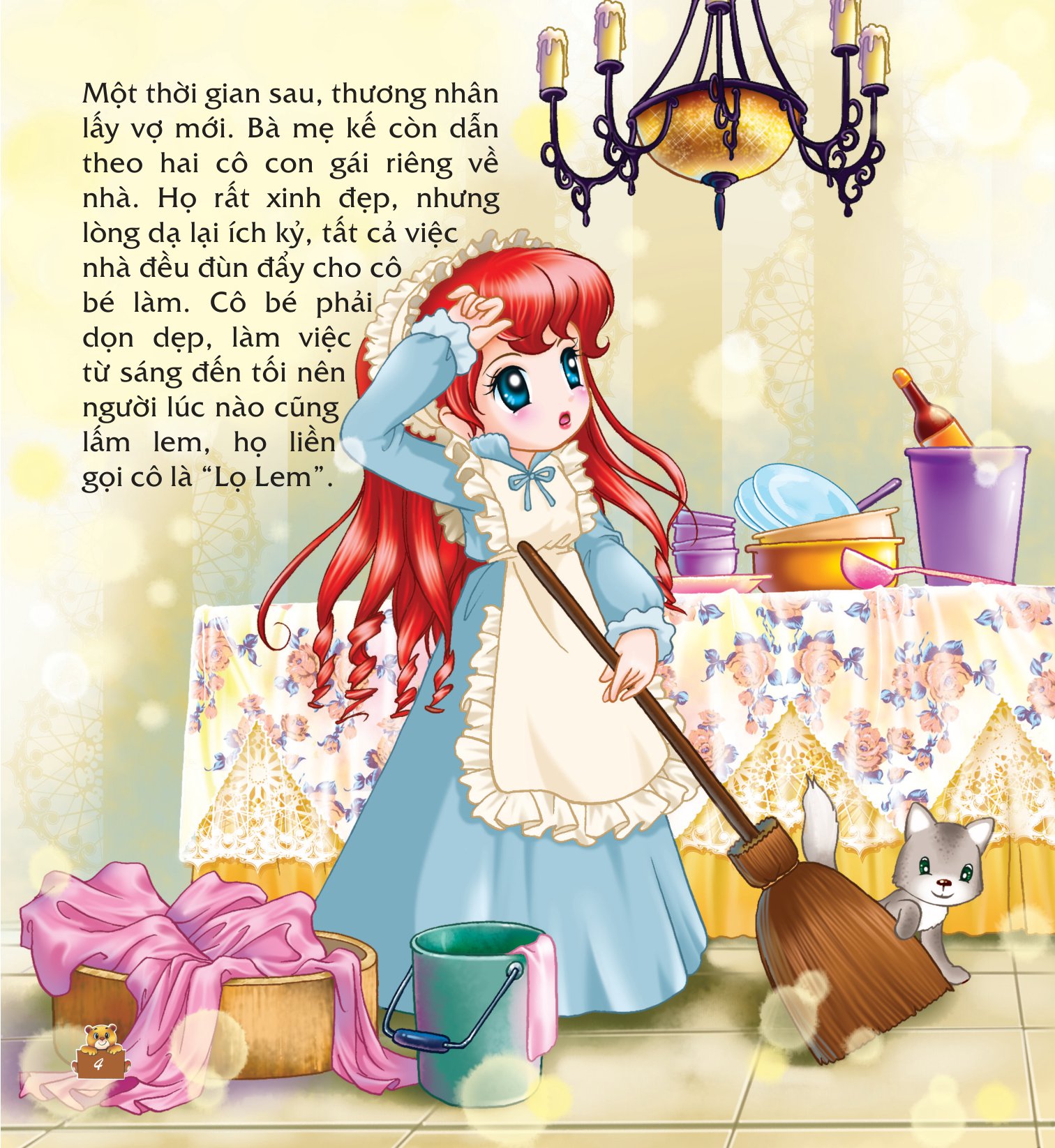 truyện kể cho bé trước giờ đi ngủ - ngày xửa ngày xưa: cô bé lọ lem - Ảnh 5