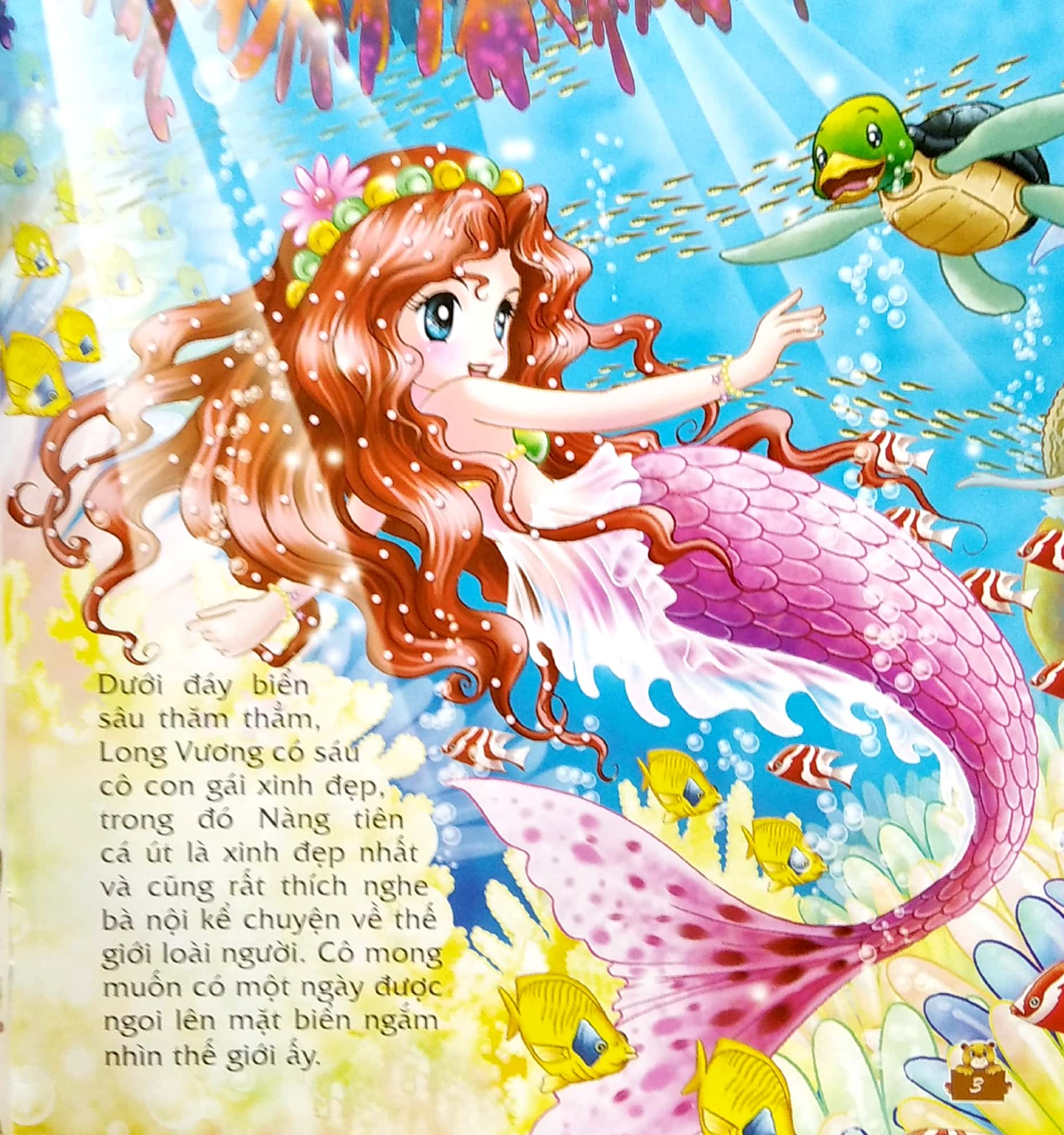 truyện kể cho bé trước giờ đi ngủ - ngày xửa ngày xưa - nàng tiên cá - Ảnh 2