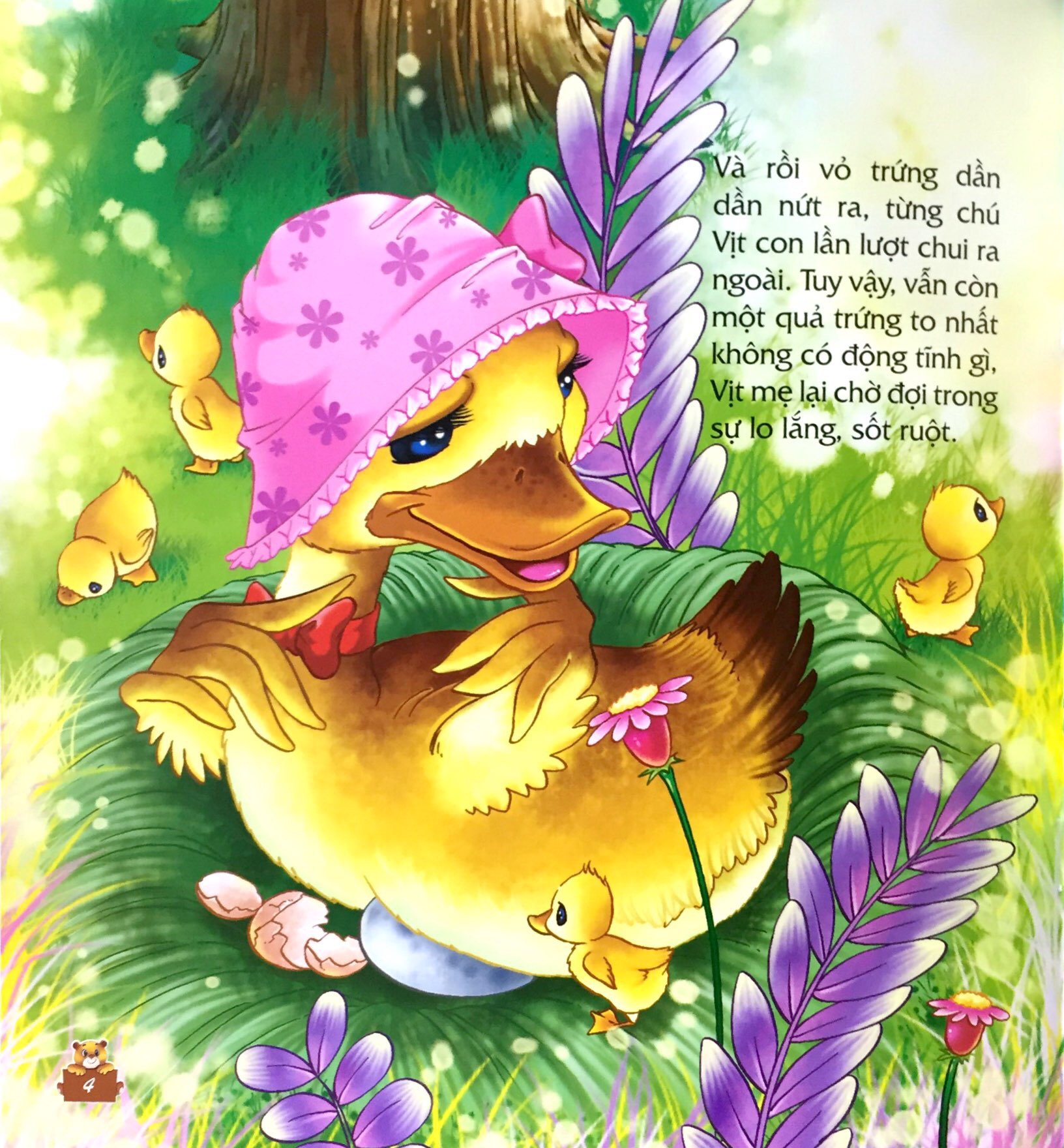 truyện kể cho bé trước giờ đi ngủ - ngày xửa ngày xưa - vịt con xấu xí - Ảnh 4