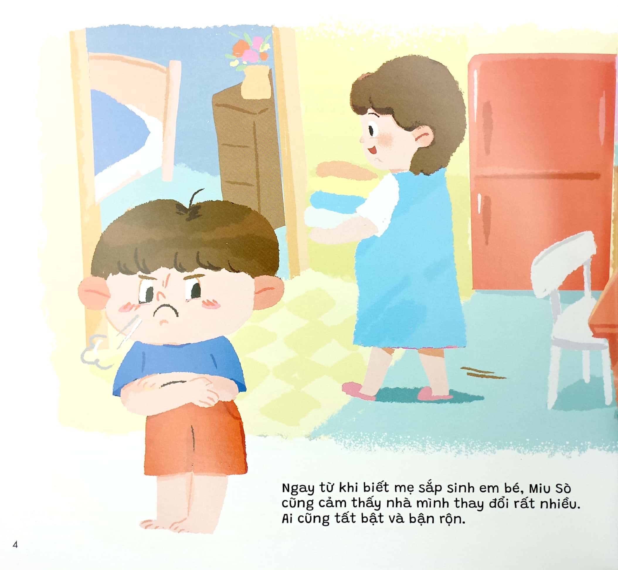 truyện kể cho miu hiểu chuyện - con ghét có em (song ngữ việt-anh) - Ảnh 5