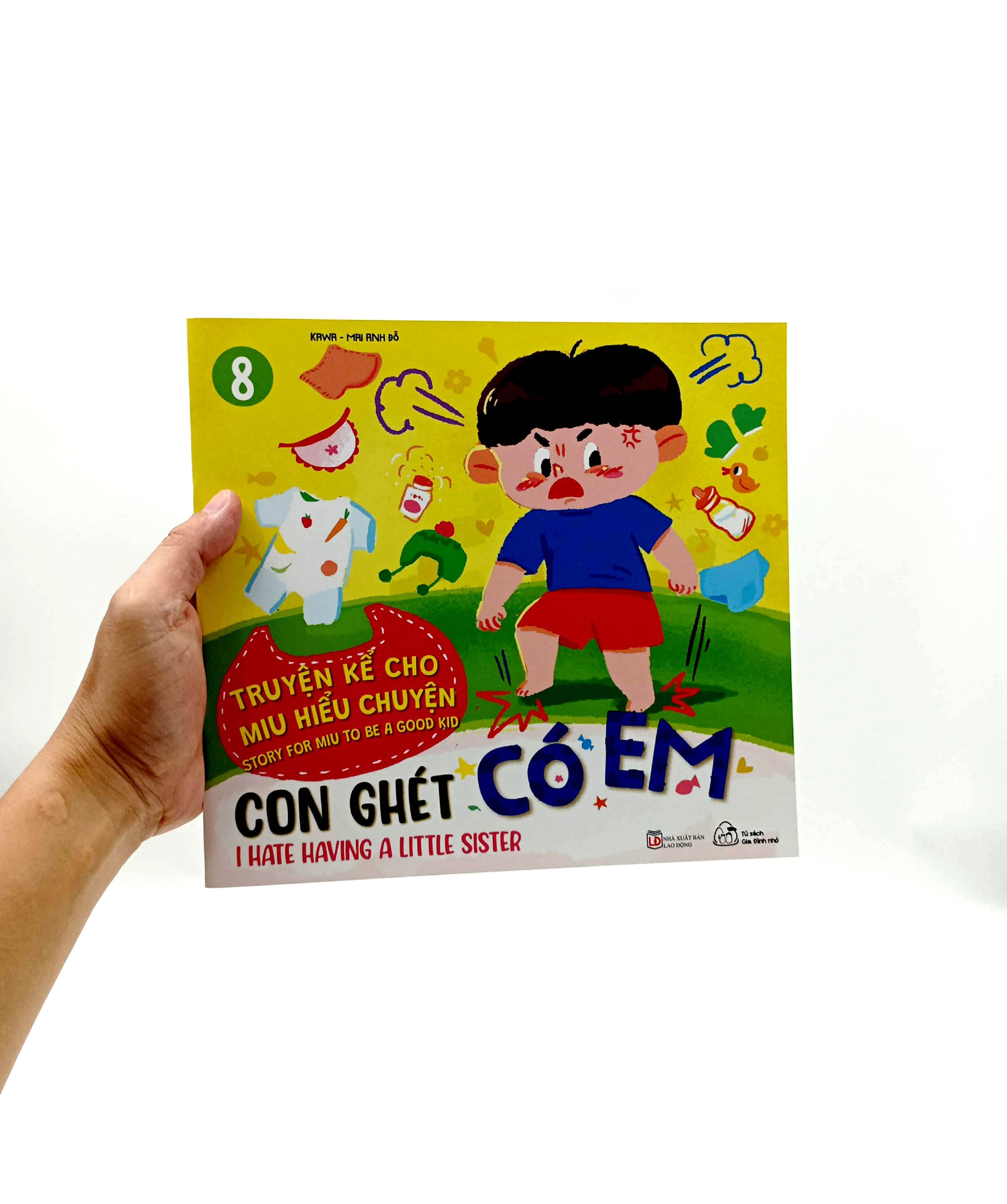 truyện kể cho miu hiểu chuyện - con ghét có em (song ngữ việt-anh) - Ảnh 7