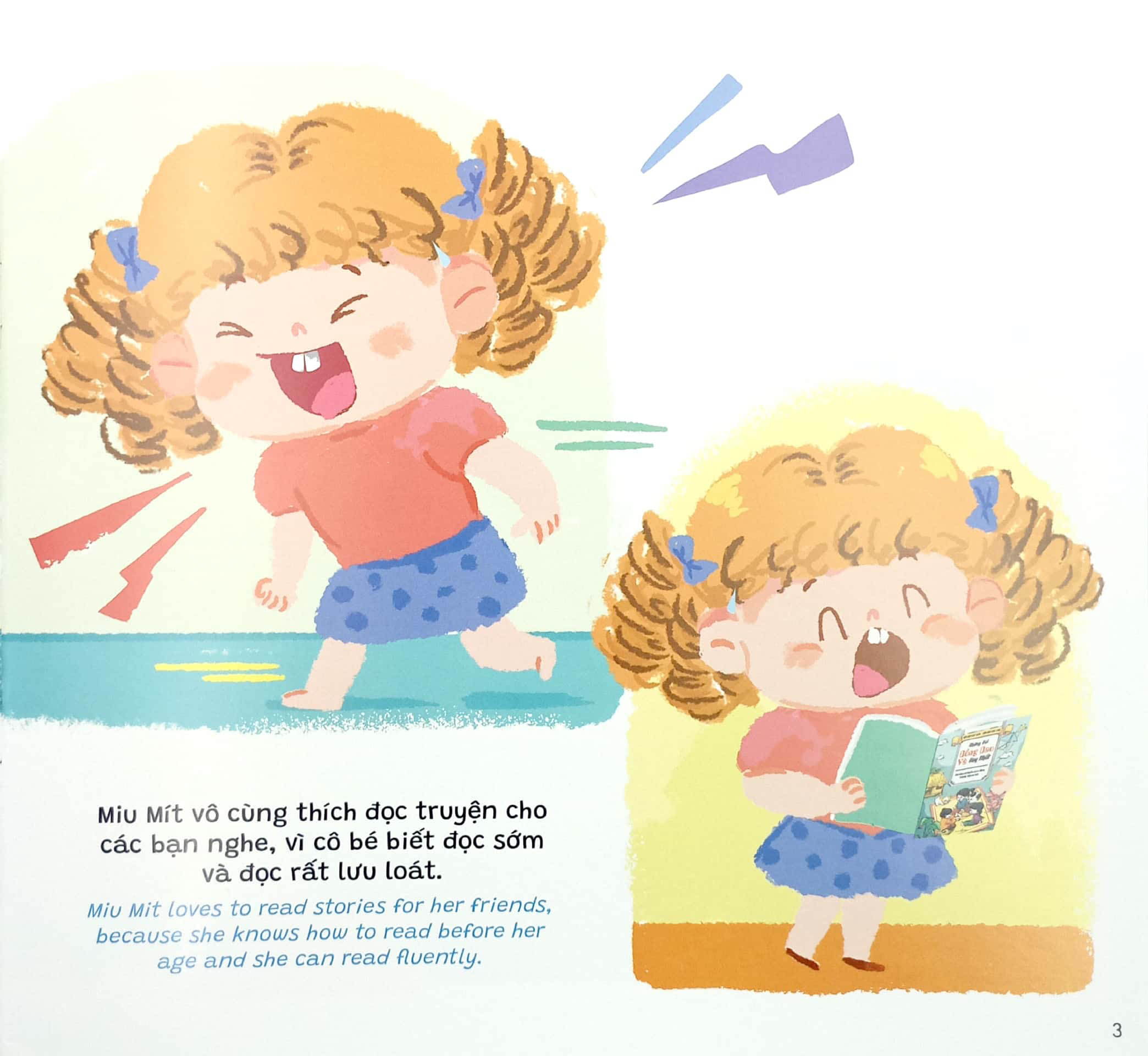 truyện kể cho miu hiểu chuyện - con ghét đánh răng (song ngữ việt-anh) - Ảnh 4