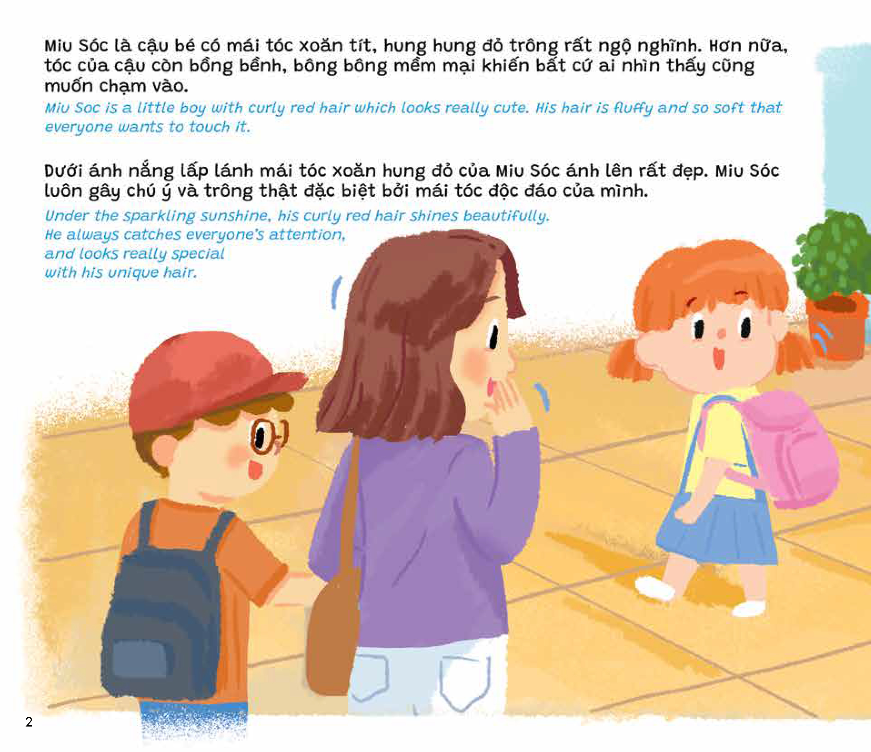 truyện kể cho miu hiểu chuyện - con ghét gội đầu (song ngữ việt-anh) - Ảnh 3