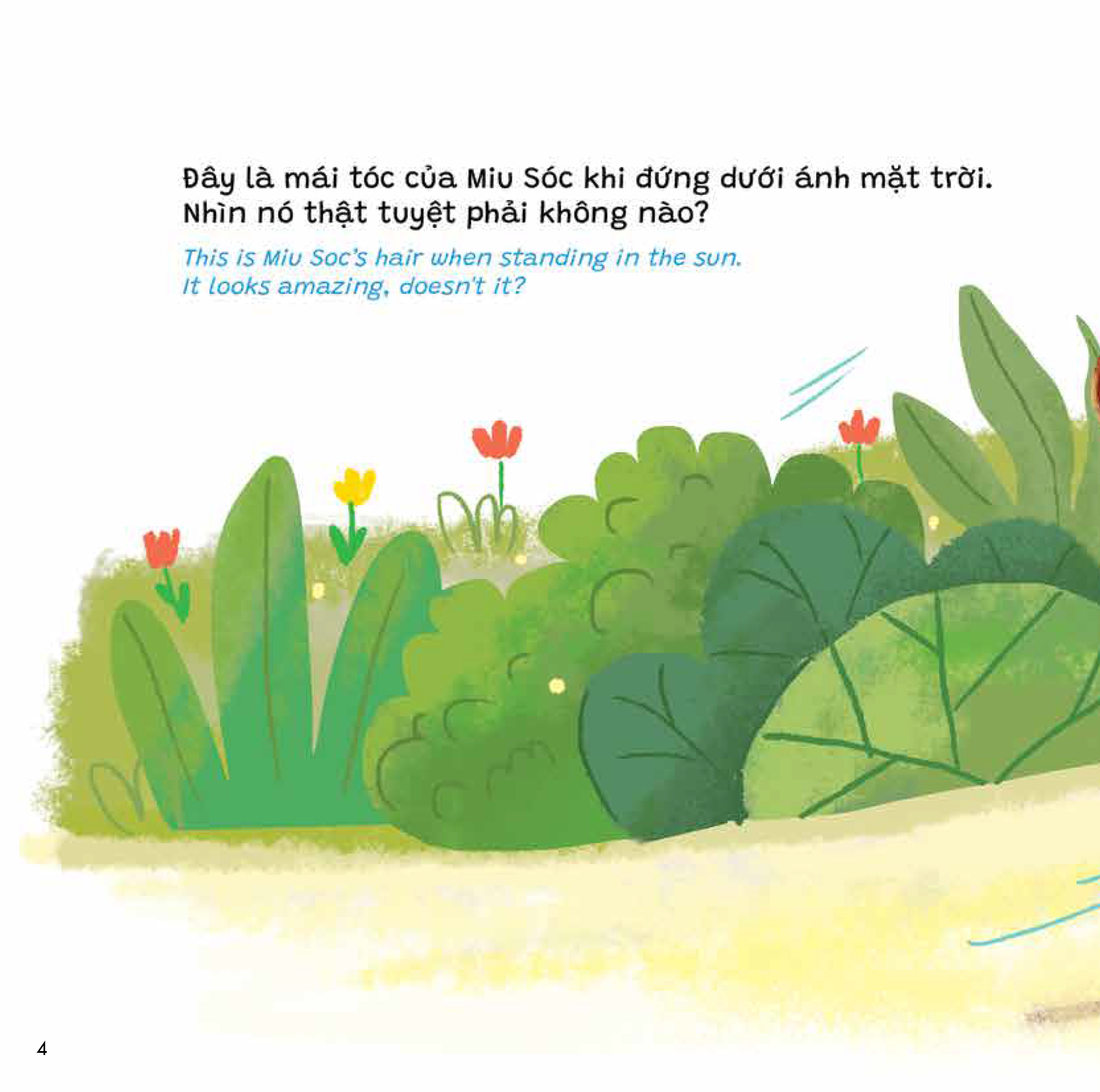 truyện kể cho miu hiểu chuyện - con ghét gội đầu (song ngữ việt-anh) - Ảnh 5
