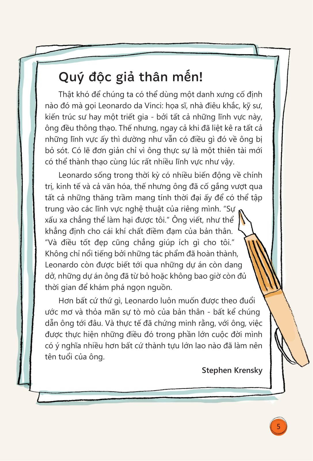 truyện kể danh nhân truyền cảm hứng - leonardo da vinci - Ảnh 3