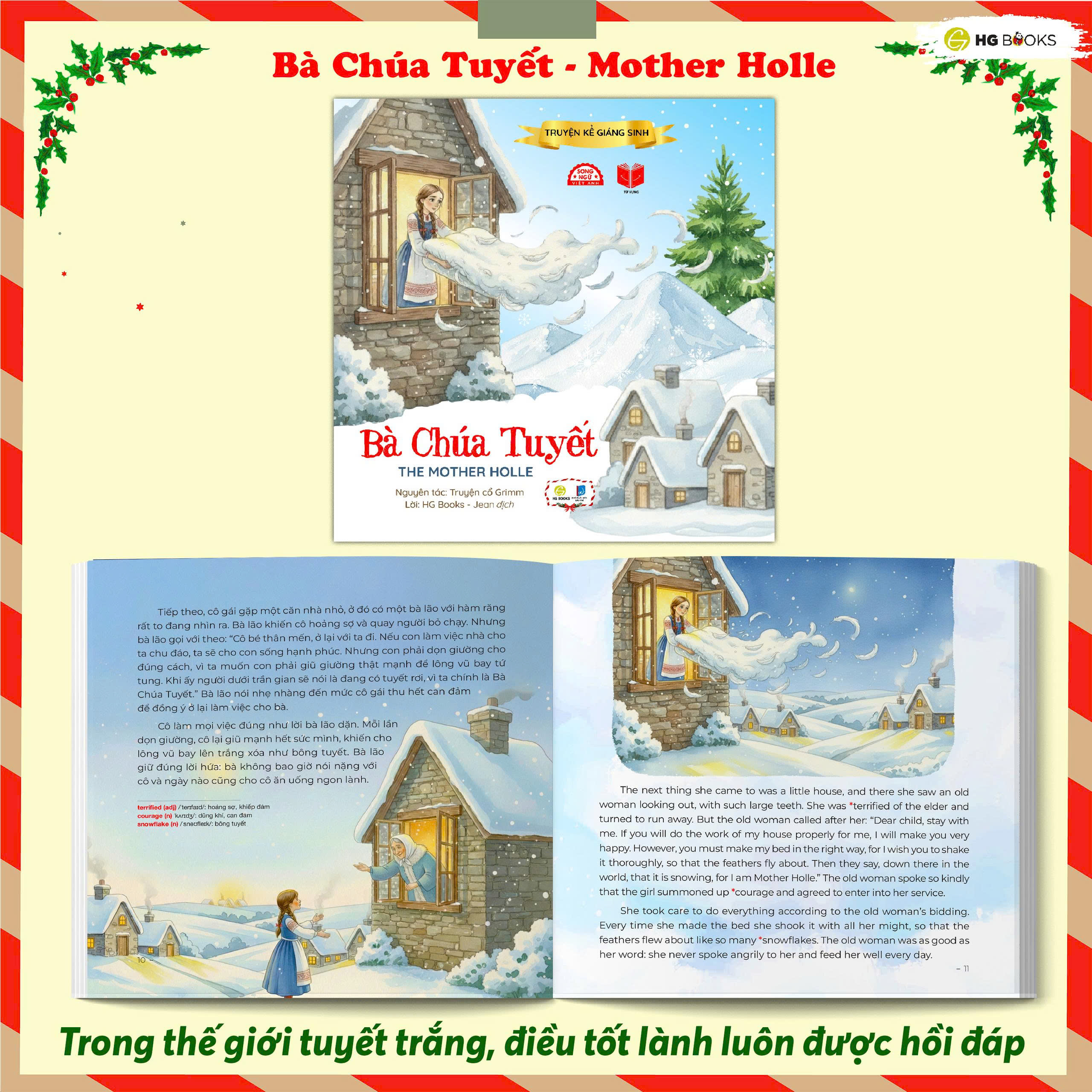 Truyện Kể Giáng Sinh - Bà Chúa Tuyết - Mother Holle - Ảnh 3
