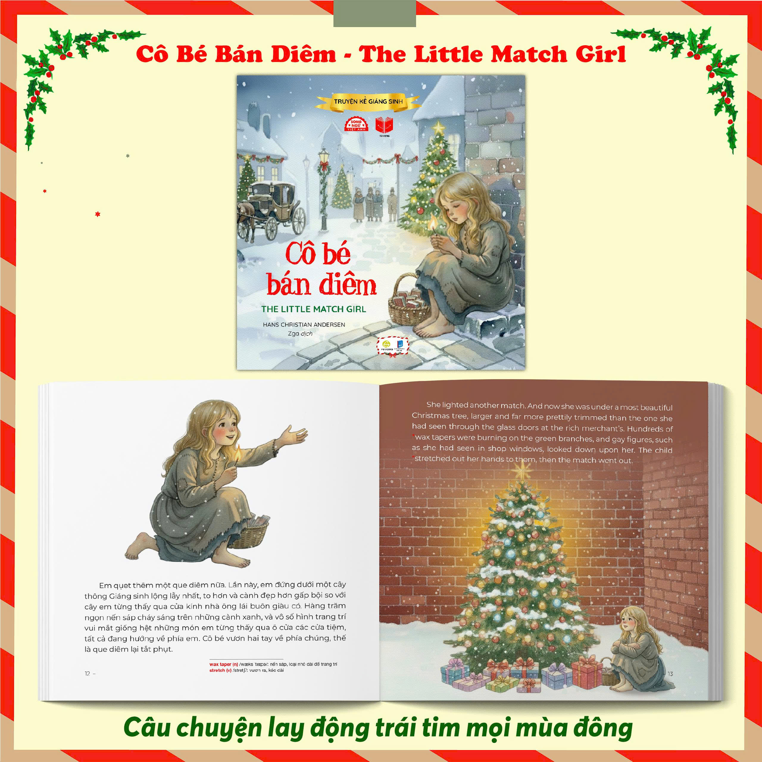 Truyện Kể Giáng Sinh - Cô Bé Bán Diêm - The Little Match Girl - Ảnh 3