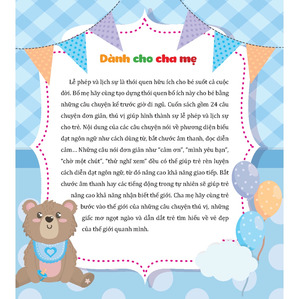 truyện kể trước khi ngủ - lễ phép và lịch sự (tái bản) - Ảnh 5