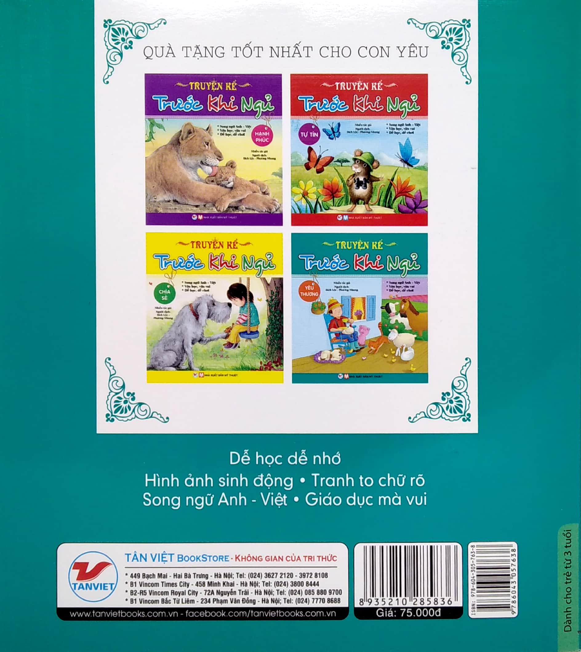 truyện kể trước khi ngủ - yêu thương (song ngữ anh - việt) - Ảnh 6