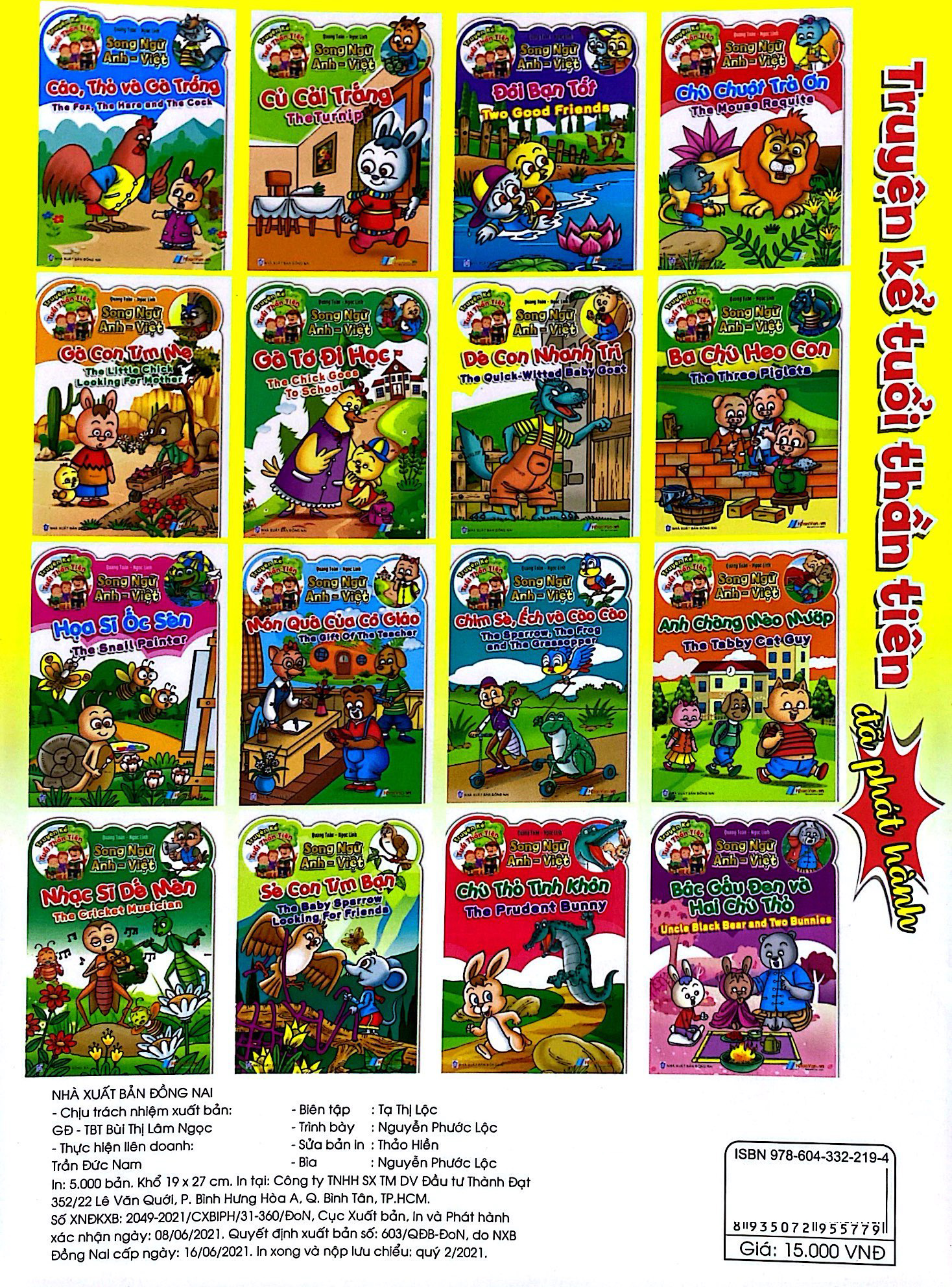 truyện kể tuổi thần tiên - song ngữ anh việt - dê con nhanh trí - Ảnh 7