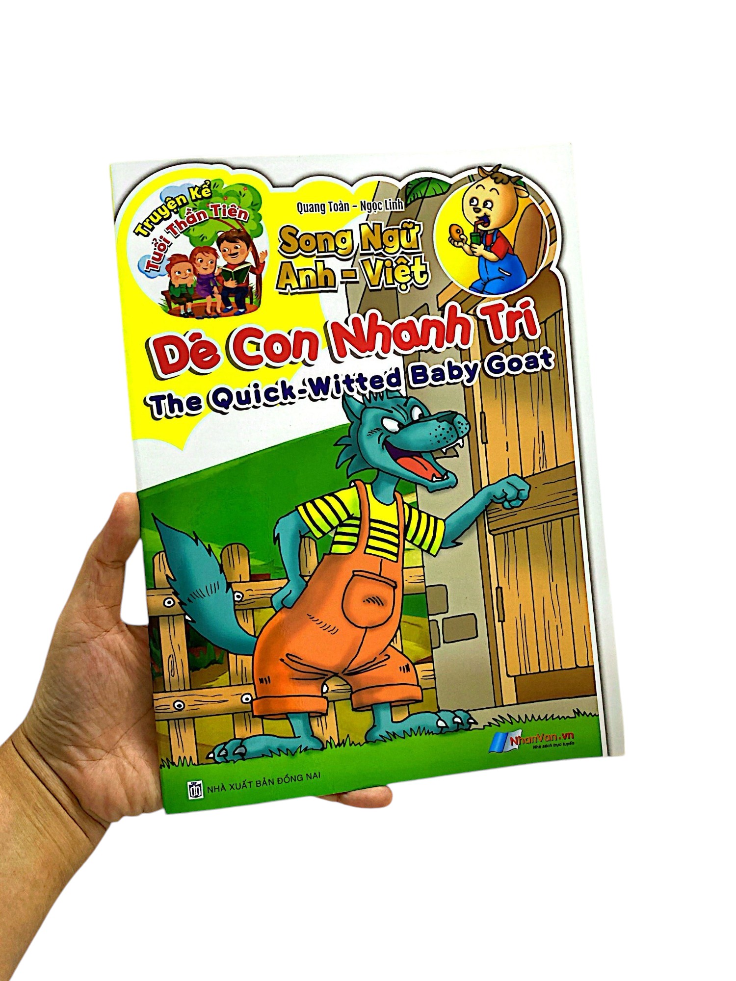 truyện kể tuổi thần tiên - song ngữ anh việt - dê con nhanh trí - Ảnh 8
