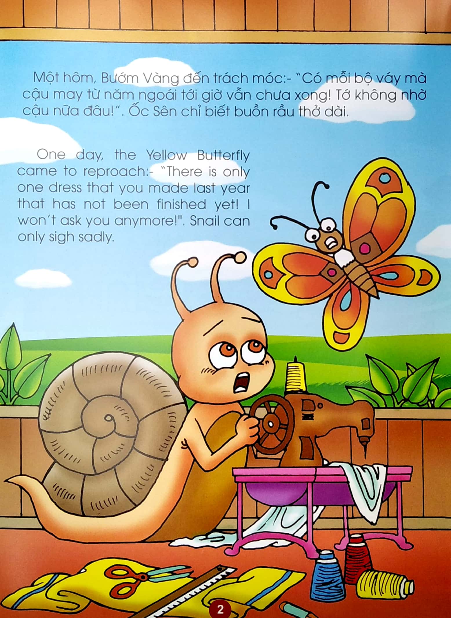truyện kể tuổi thần tiên - song ngữ anh việt - hoạ sĩ ốc sên - Ảnh 4