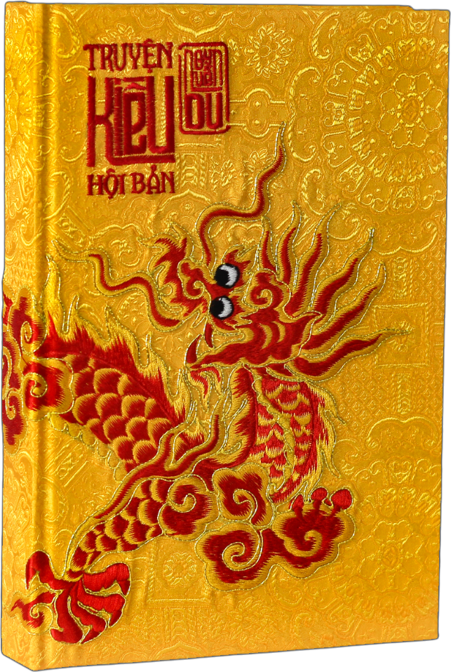 Truyen Kieu Hoi Ban - An Ban Hoa Tiet Rong Theu Tren Vai Gam - Ảnh 2