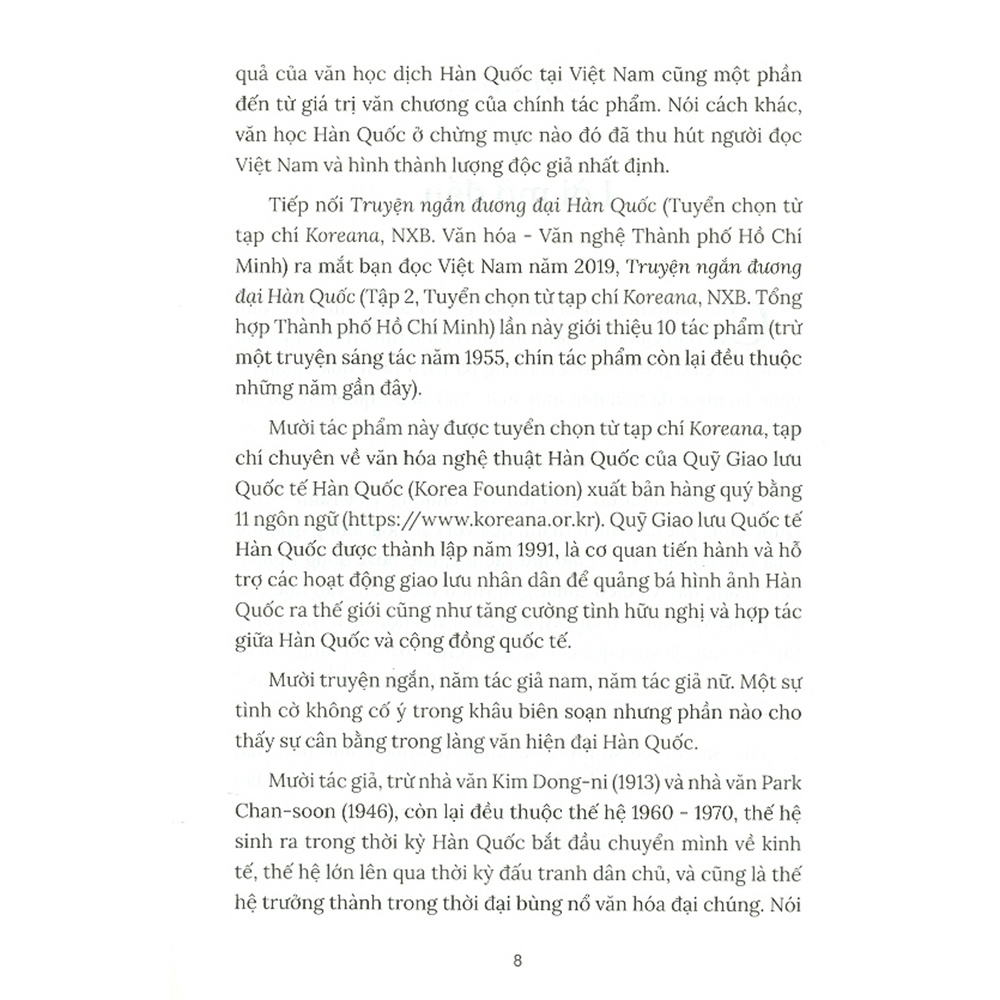 truyện ngắn đương đại hàn quốc - tập 2 - Ảnh 5