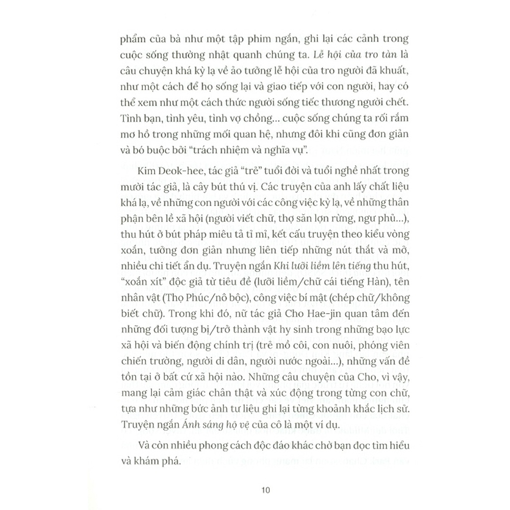truyện ngắn đương đại hàn quốc - tập 2 - Ảnh 8