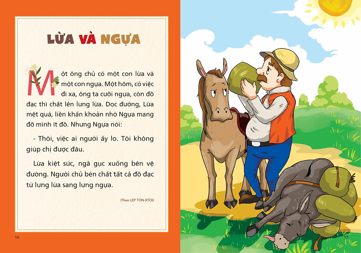 Truyện Ngụ Ngôn Cho Bé Tập Đọc (Tái Bản 2022) - Ảnh 3