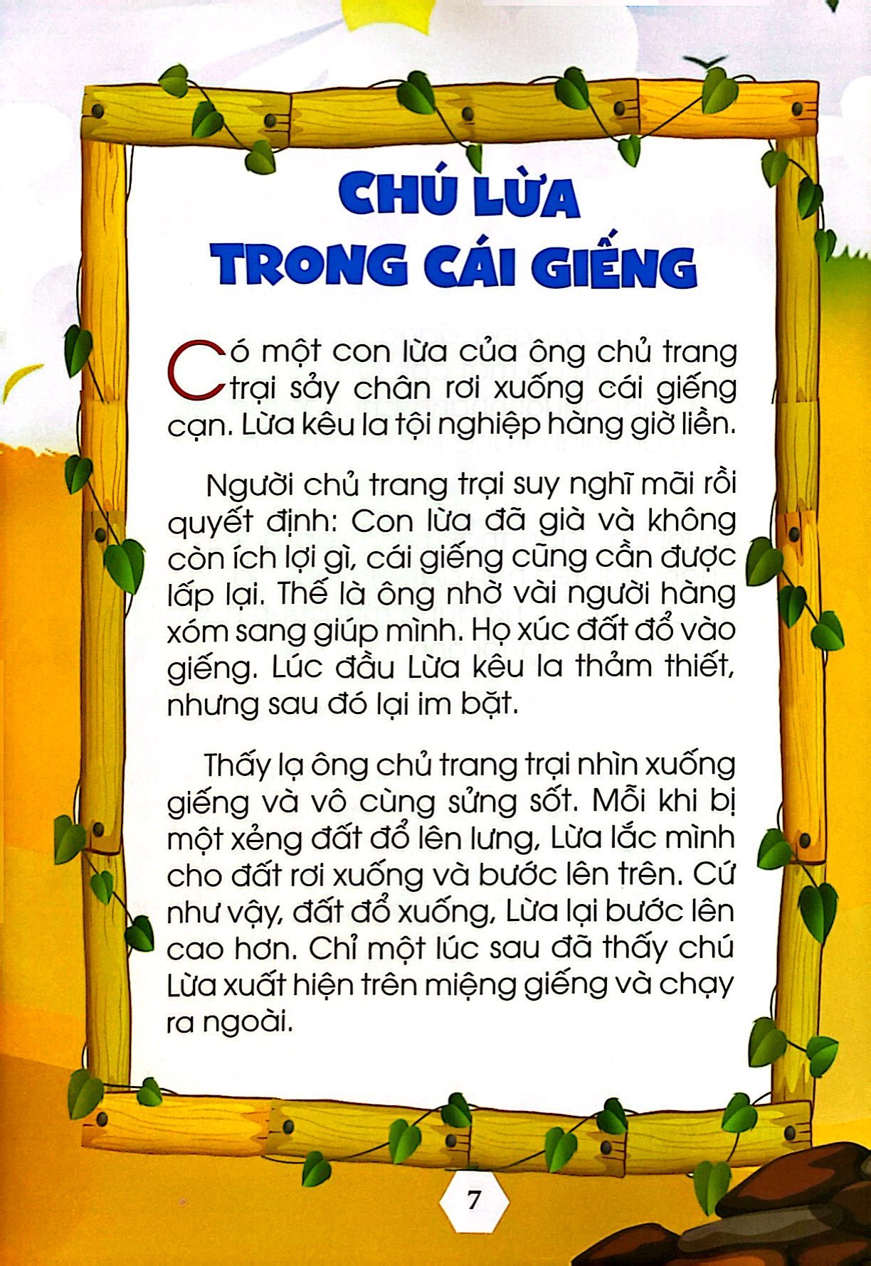 truyện ngụ ngôn chữ to cho trẻ tập đọc - Ảnh 5