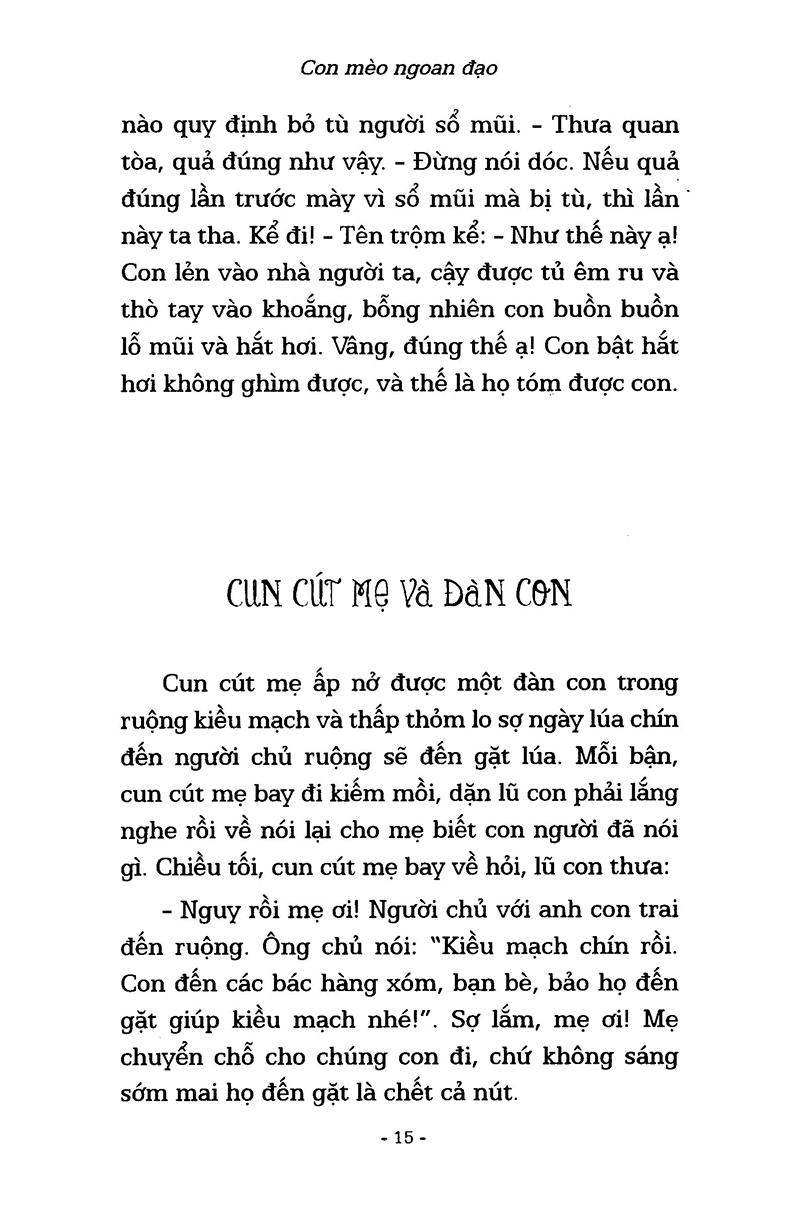truyện ngụ ngôn thế giới chọn lọc - con mèo ngoan đạo - Ảnh 19