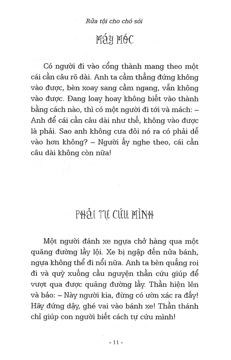 truyện ngụ ngôn thế giới chọn lọc - rửa tội cho chó sói - Ảnh 10