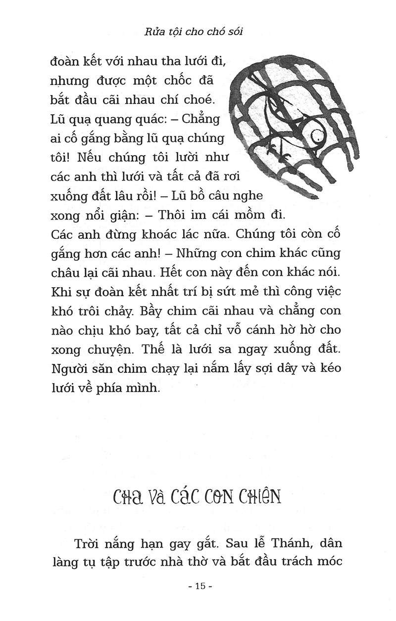 truyện ngụ ngôn thế giới chọn lọc - rửa tội cho chó sói - Ảnh 14