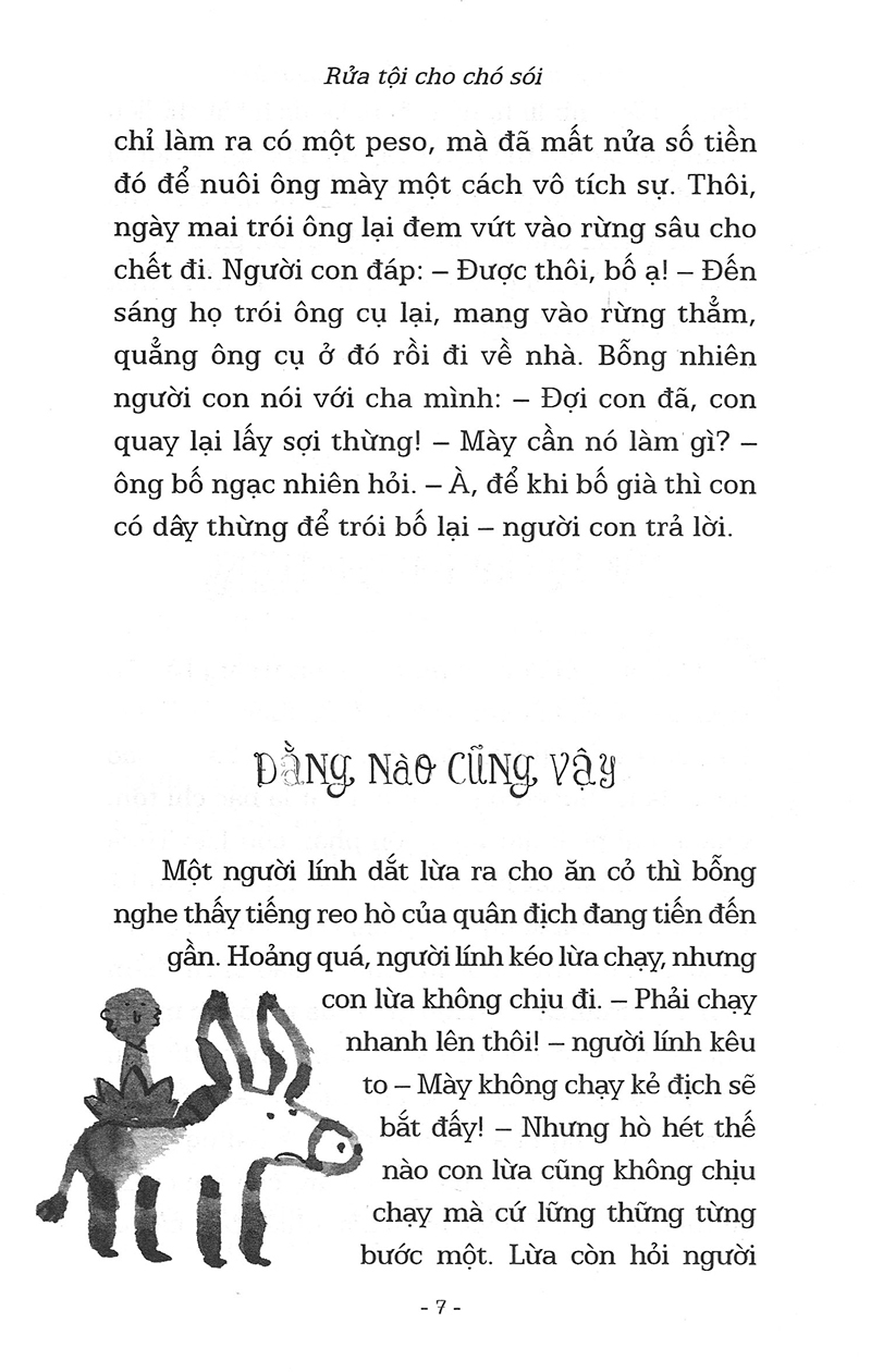truyện ngụ ngôn thế giới chọn lọc - rửa tội cho chó sói - Ảnh 6