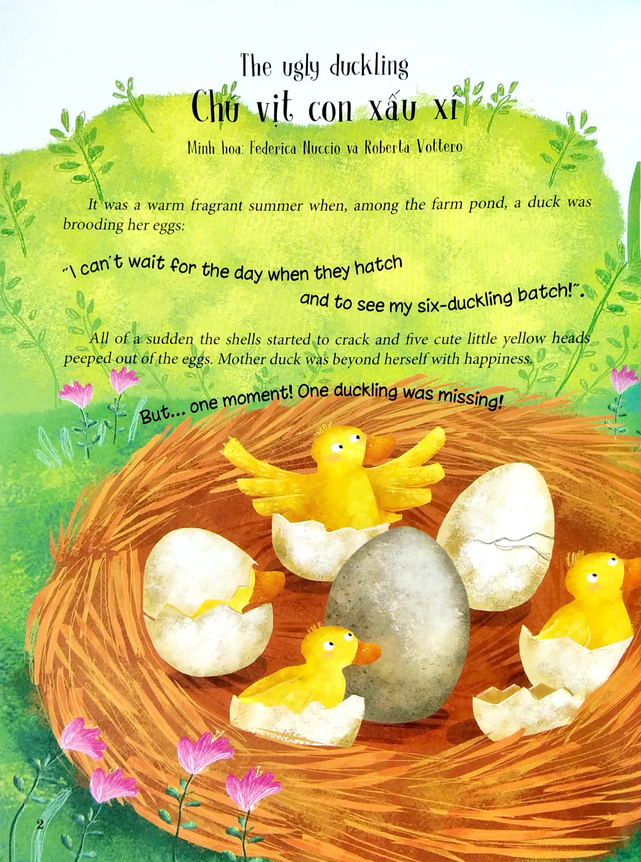 truyện song ngữ anh - việt: chú vịt con xấu xí - Ảnh 3