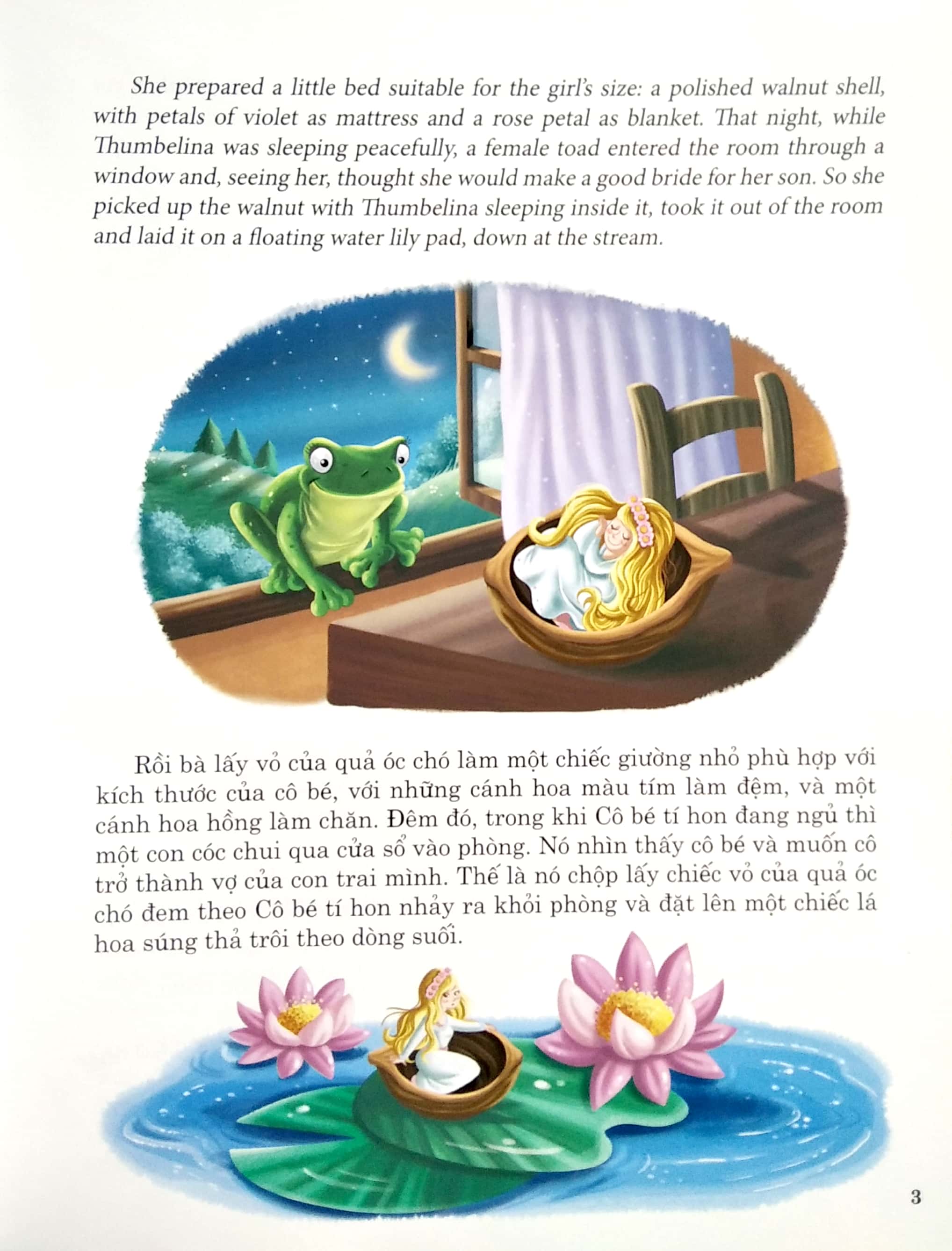 truyện song ngữ anh - việt: cô bé tí hon - Ảnh 4