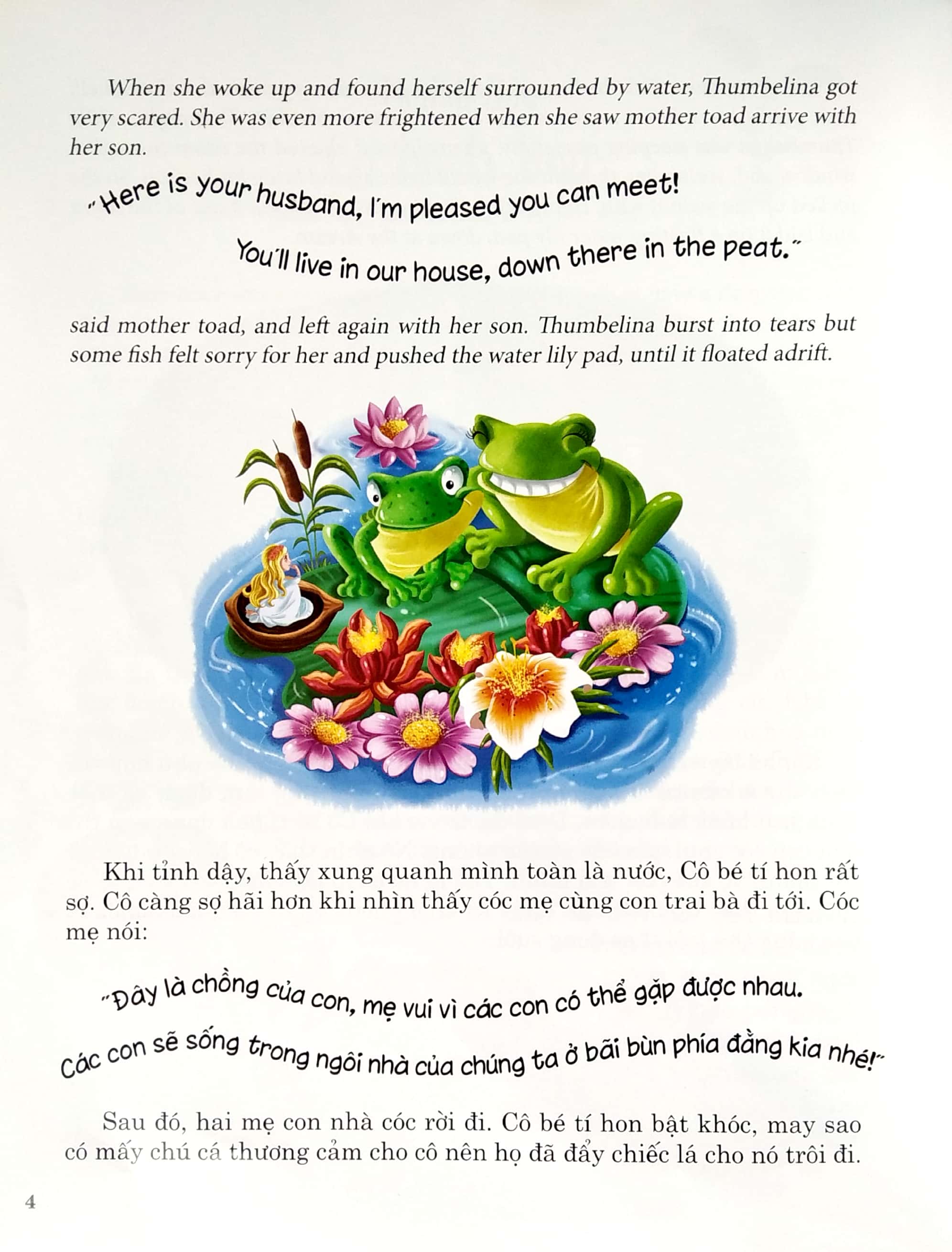 truyện song ngữ anh - việt: cô bé tí hon - Ảnh 5