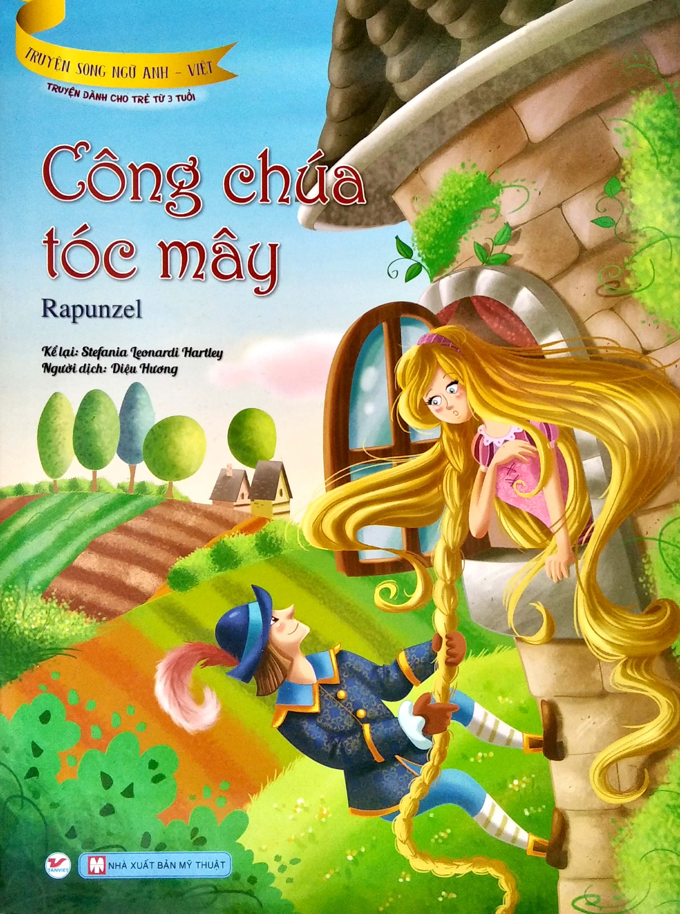 truyện song ngữ anh - việt: công chúa tóc mây - Ảnh 2