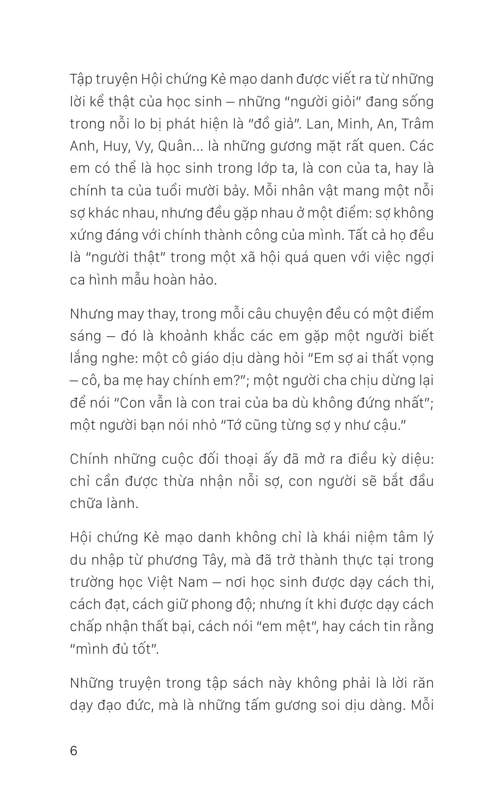 Truyện Tâm Lý Học Đường - Hội Chứng Kẻ Mạo Danh - Ảnh 5
