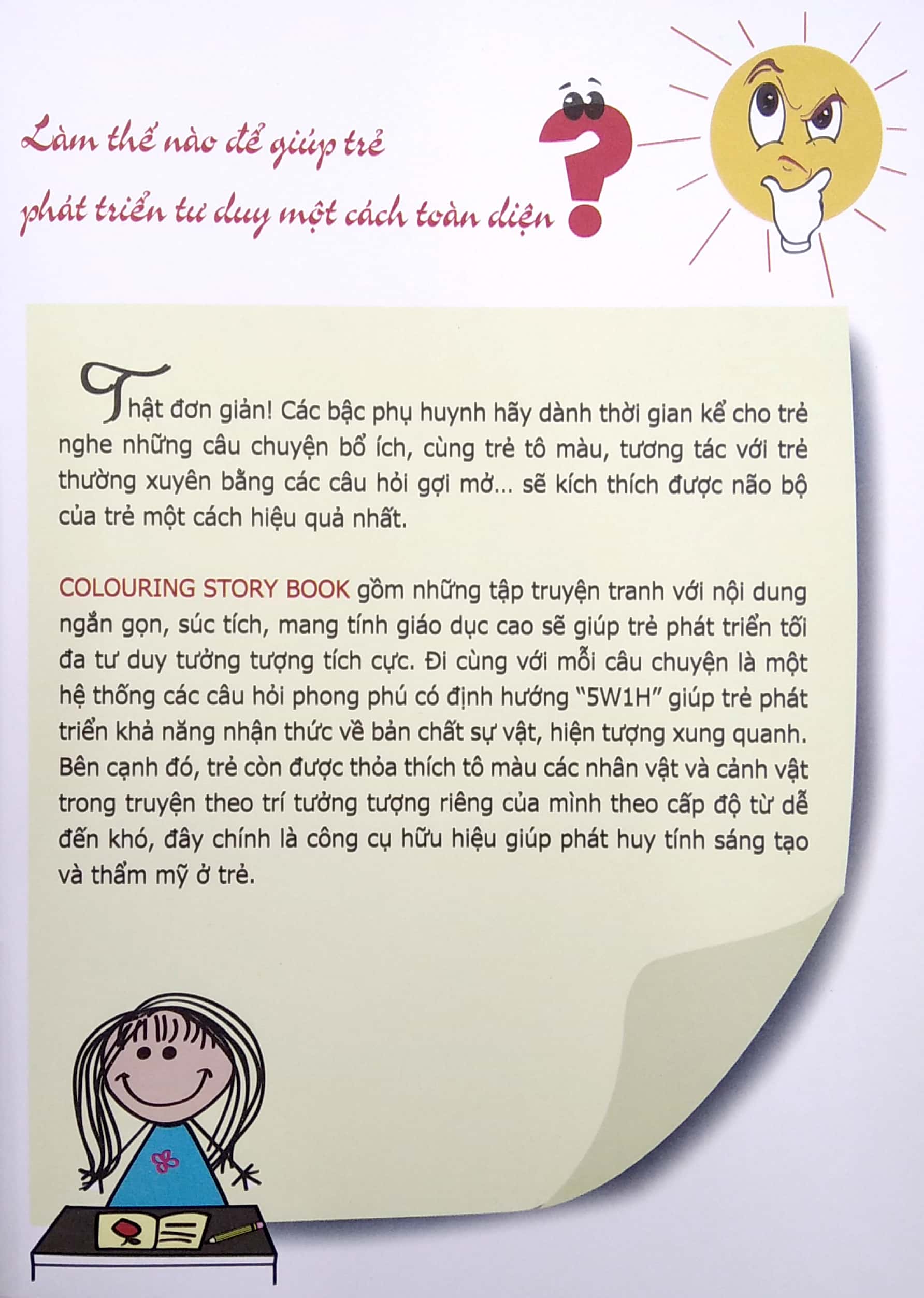 truyện tô màu phát triển tư duy thumbtelling - chị mèo nhận họ - Ảnh 3