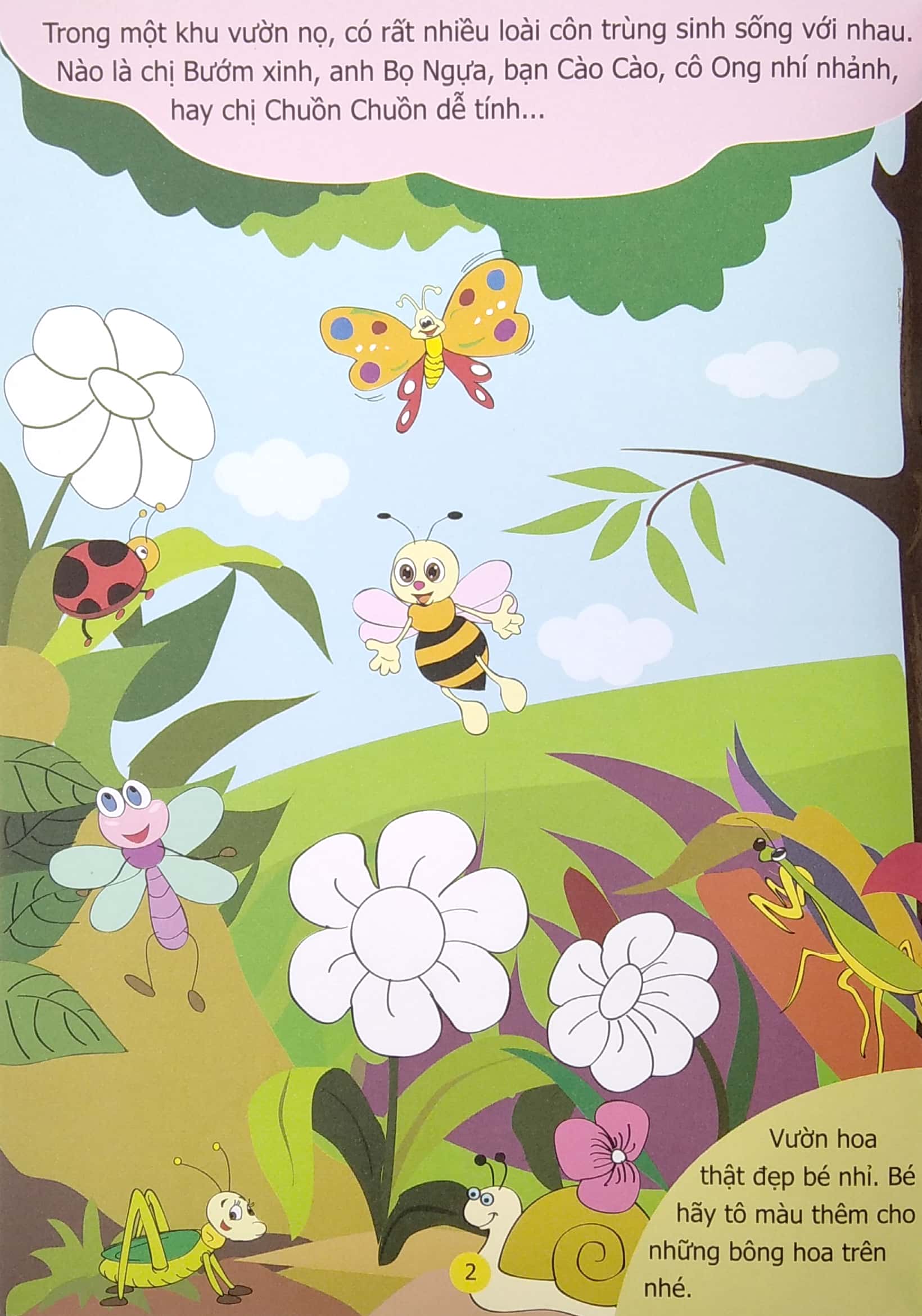 truyện tô màu phát triển tư duy thumbtelling - chú sâu lười vận động - Ảnh 5