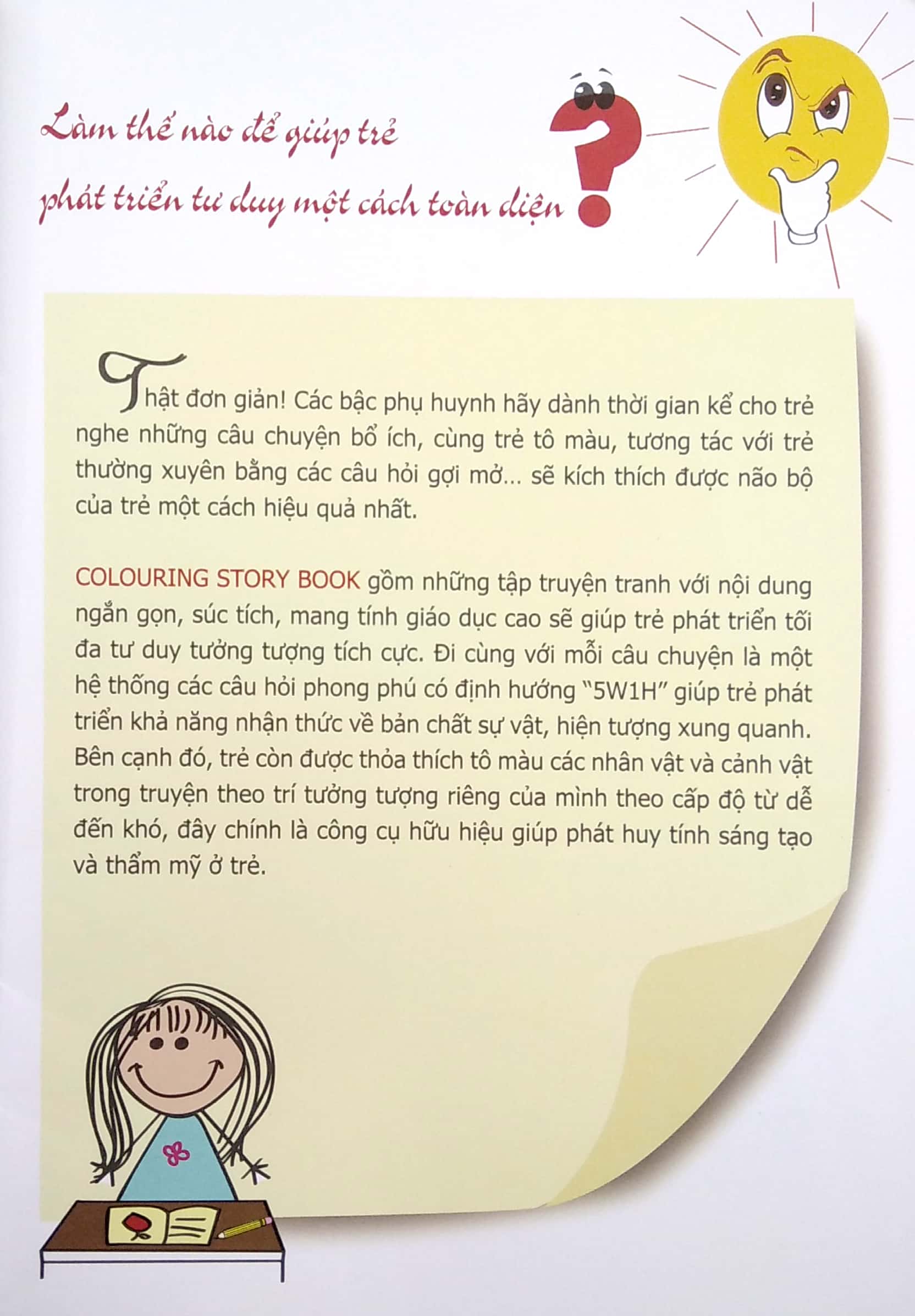 truyện tô màu phát triển tư duy thumbtelling - chuyện của xe ủi nhỏ - Ảnh 3