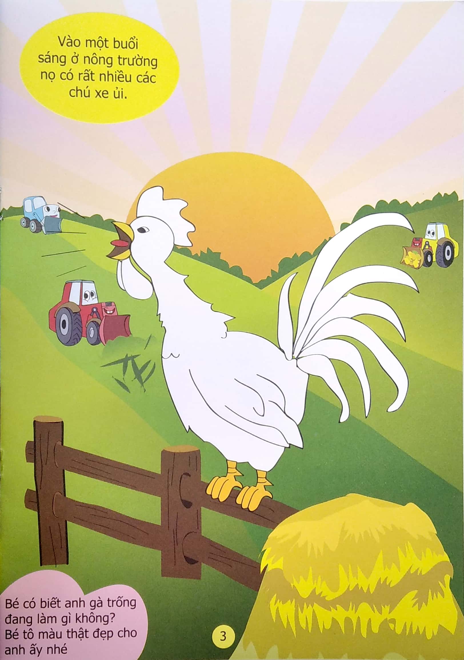 truyện tô màu phát triển tư duy thumbtelling - chuyện của xe ủi nhỏ - Ảnh 6