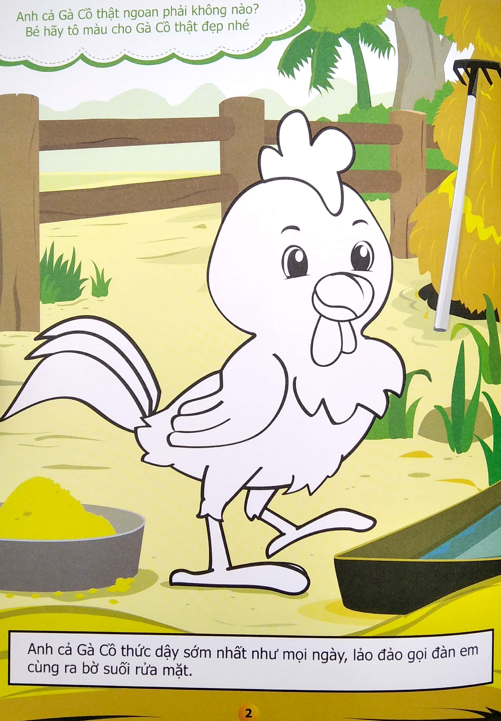 truyện tô màu phát triển tư duy thumbtelling - cuộc phiêu lưu của anh em nhà gà - Ảnh 4