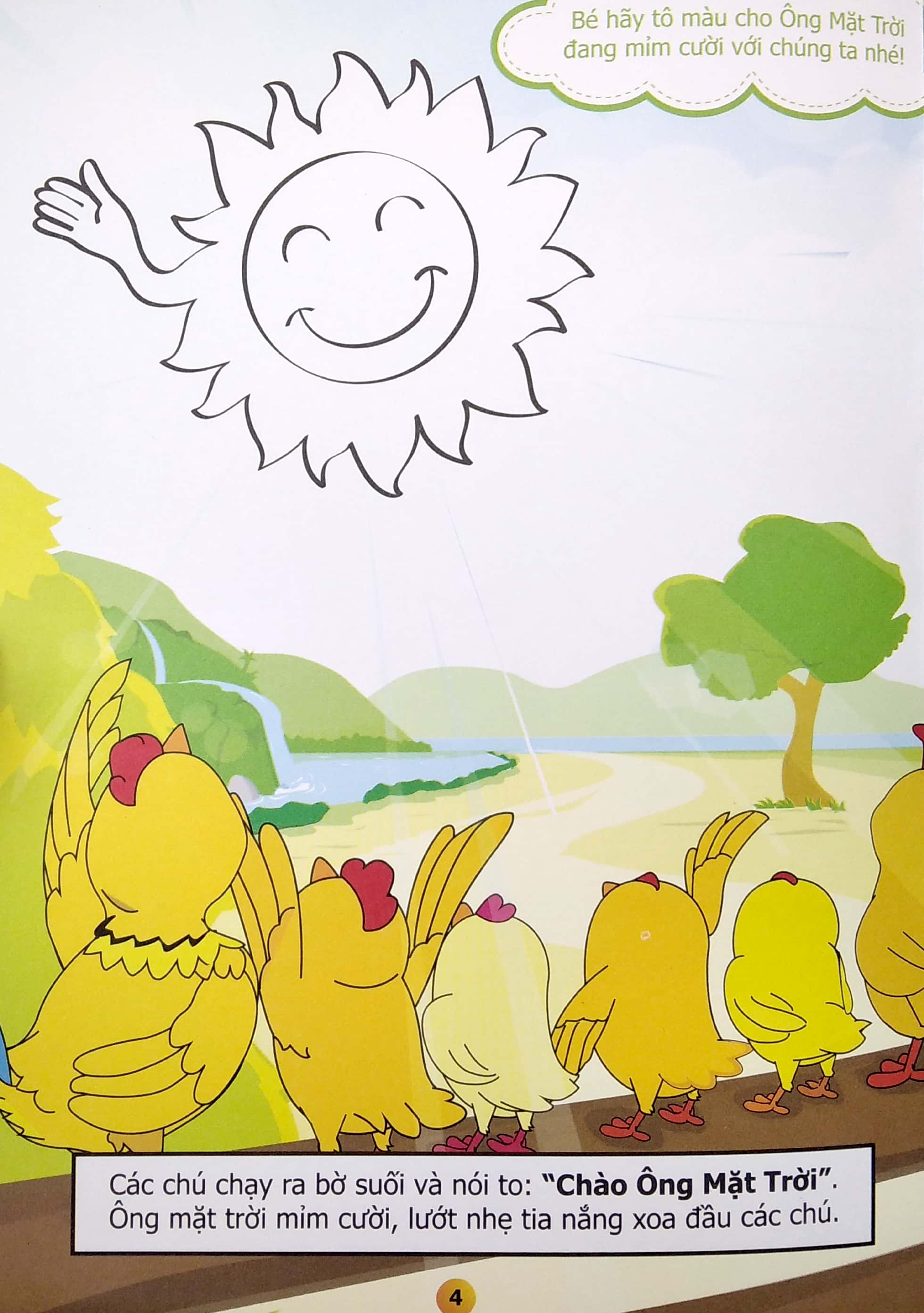 truyện tô màu phát triển tư duy thumbtelling - cuộc phiêu lưu của anh em nhà gà - Ảnh 6