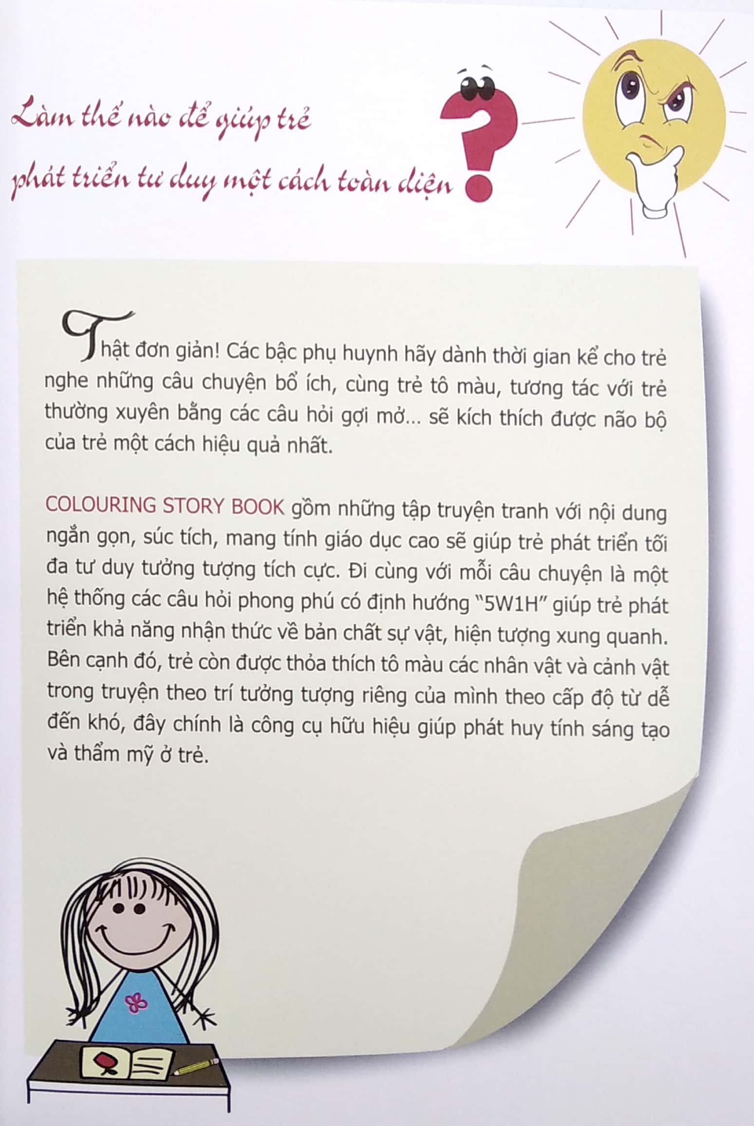 truyện tô màu phát triển tư duy thumbtelling - hiểu lầm của hươu con - Ảnh 3