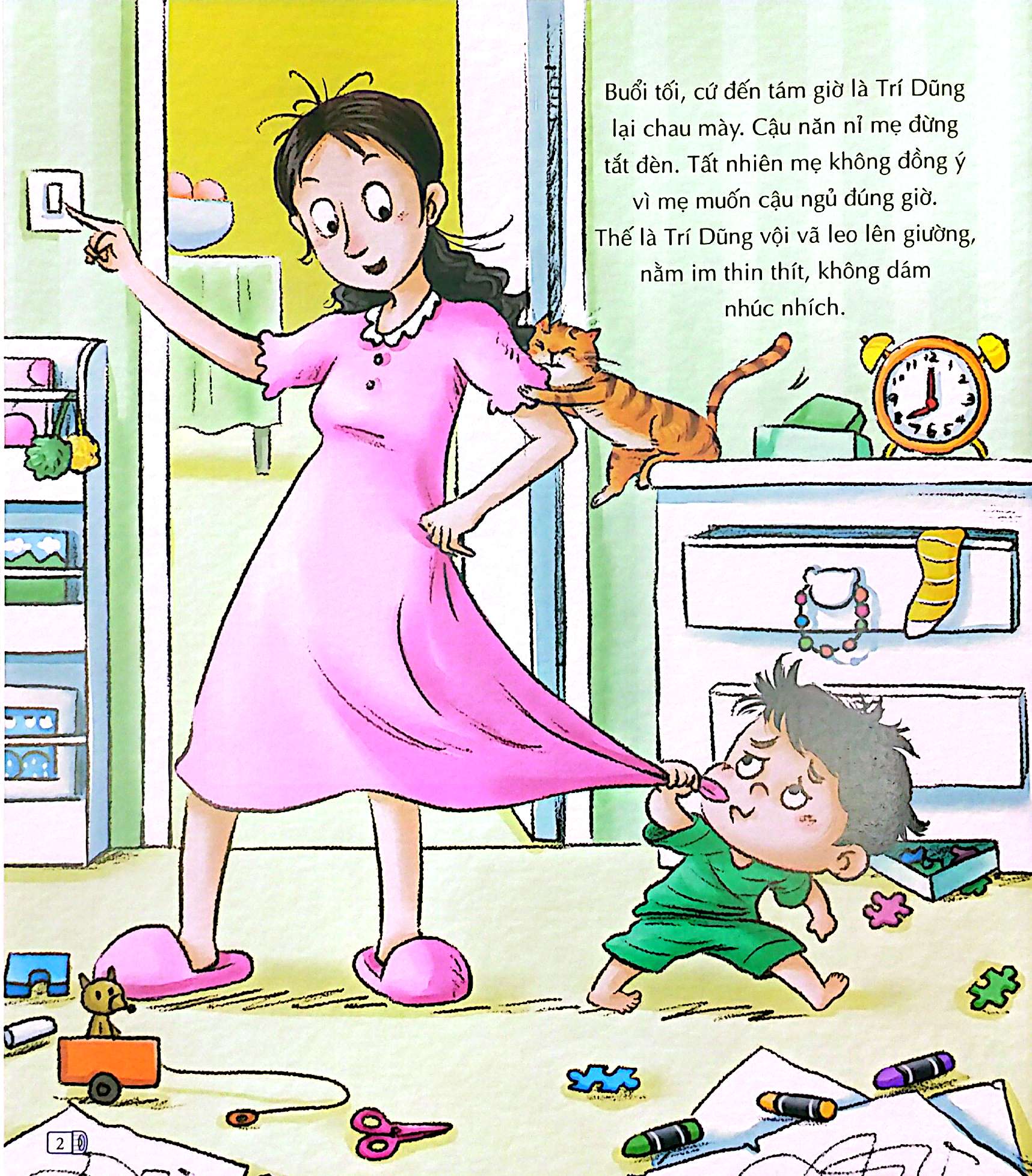 Truyện Tranh Bồi Dưỡng Tâm Lý Lành Mạnh Cho Trẻ - Bé Sợ Bóng Tối, Phải Làm Sao Đây? - Ảnh 4