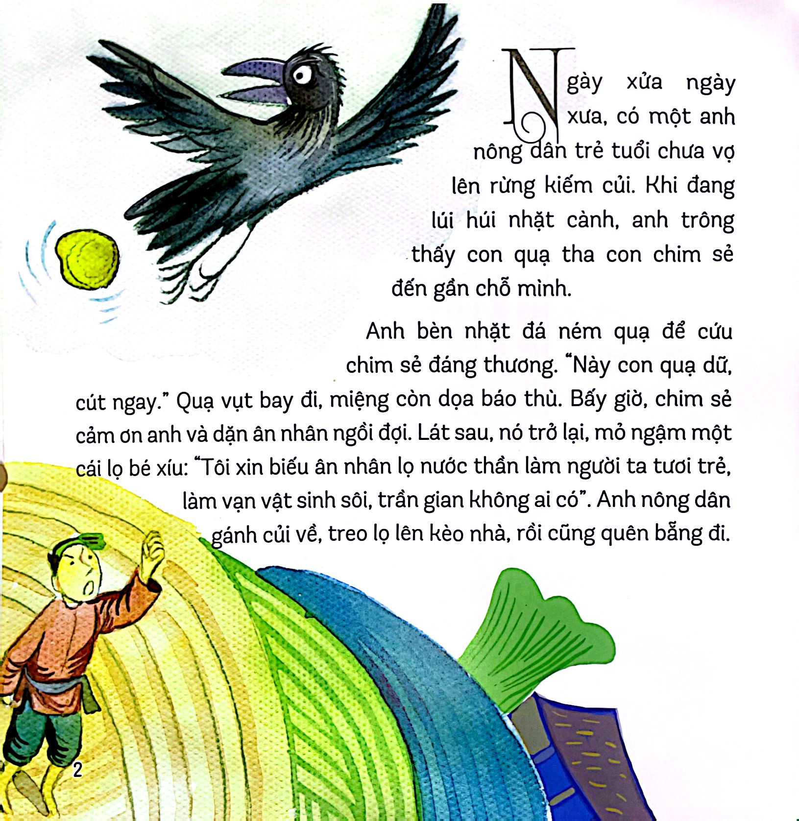 truyện tranh cổ tích việt nam - ai mua hành tôi - Ảnh 3