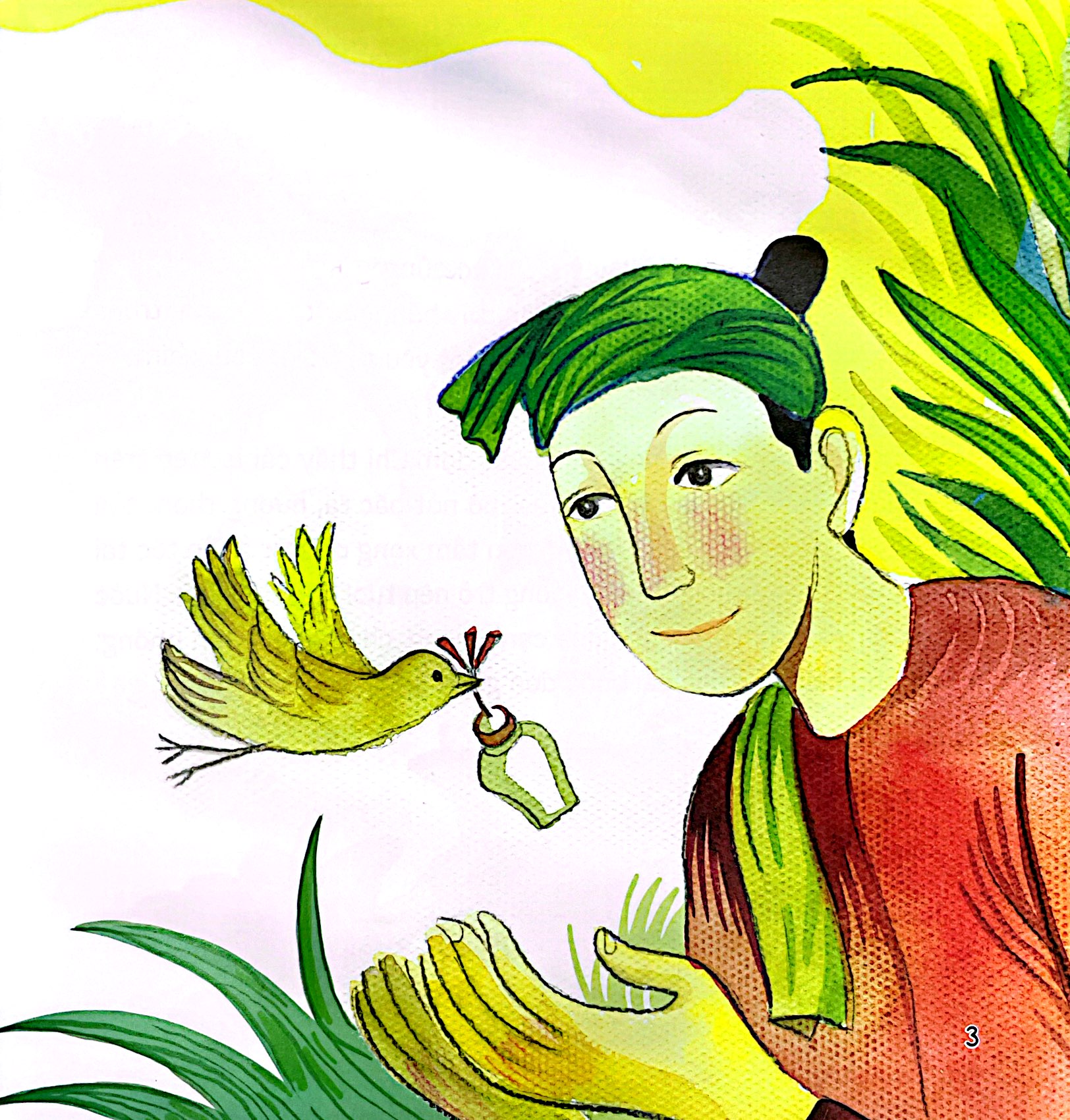 truyện tranh cổ tích việt nam - ai mua hành tôi - Ảnh 4