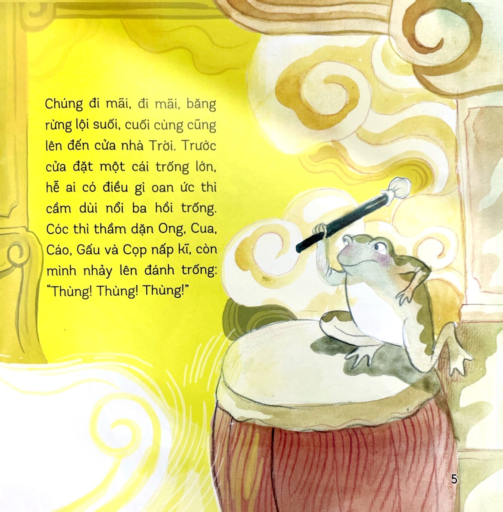 truyện tranh cổ tích việt nam - cóc kiện trời - Ảnh 6