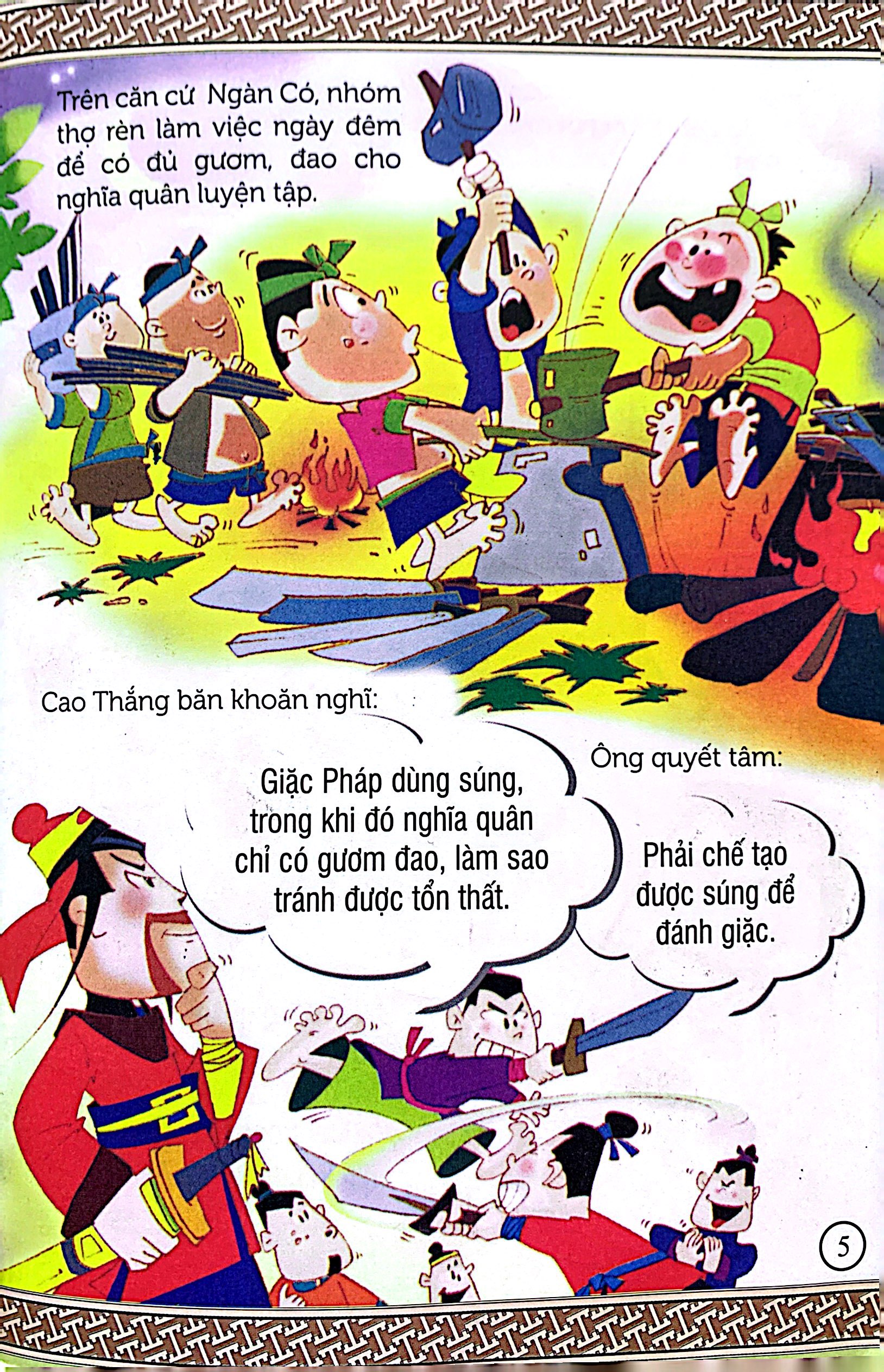 truyện tranh danh nhân lịch sử việt nam - cao thắng anh hùng chế sung - Ảnh 5